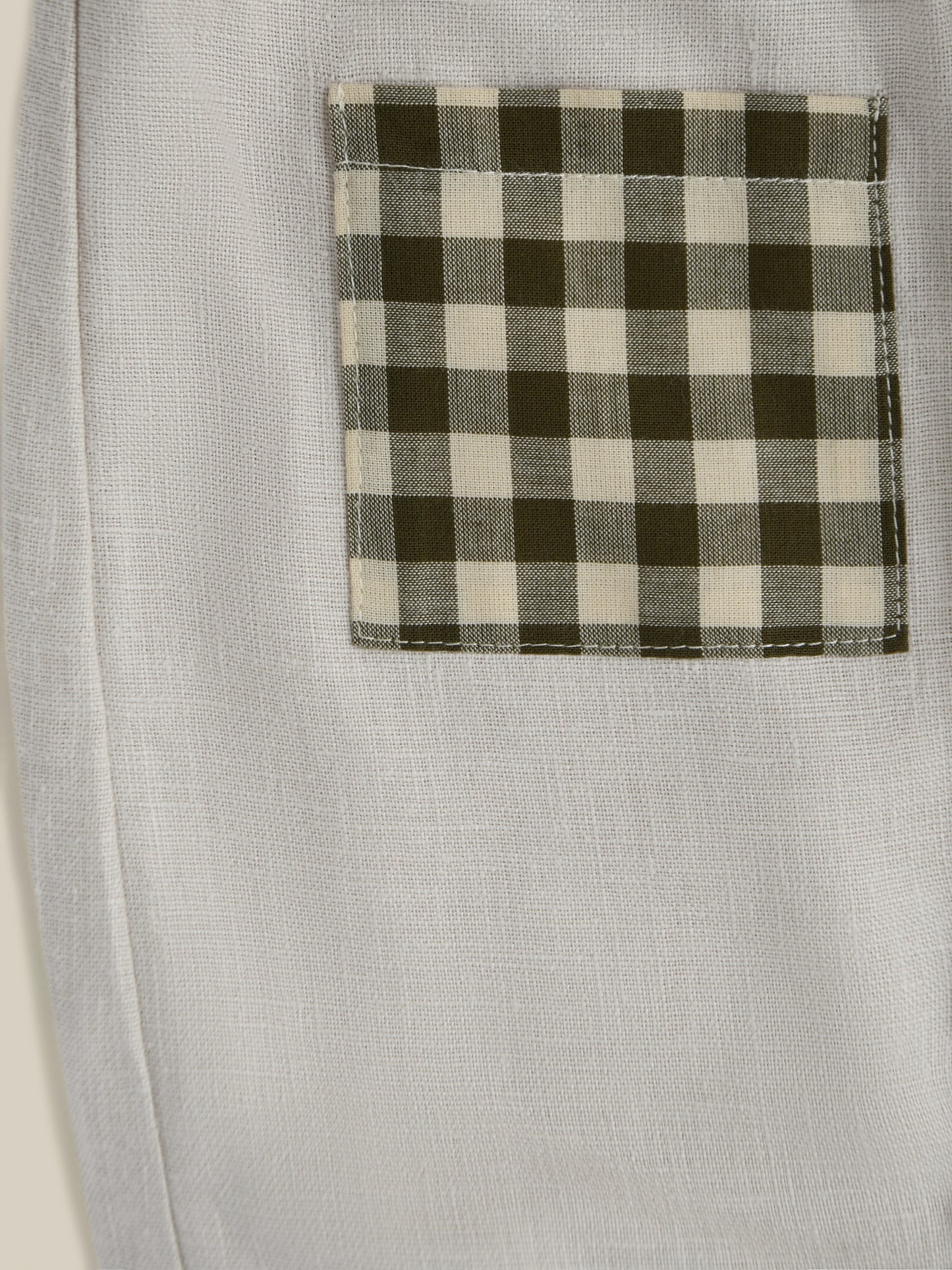 【LAST ONE】Ceramic White Artisan Jumpsuit