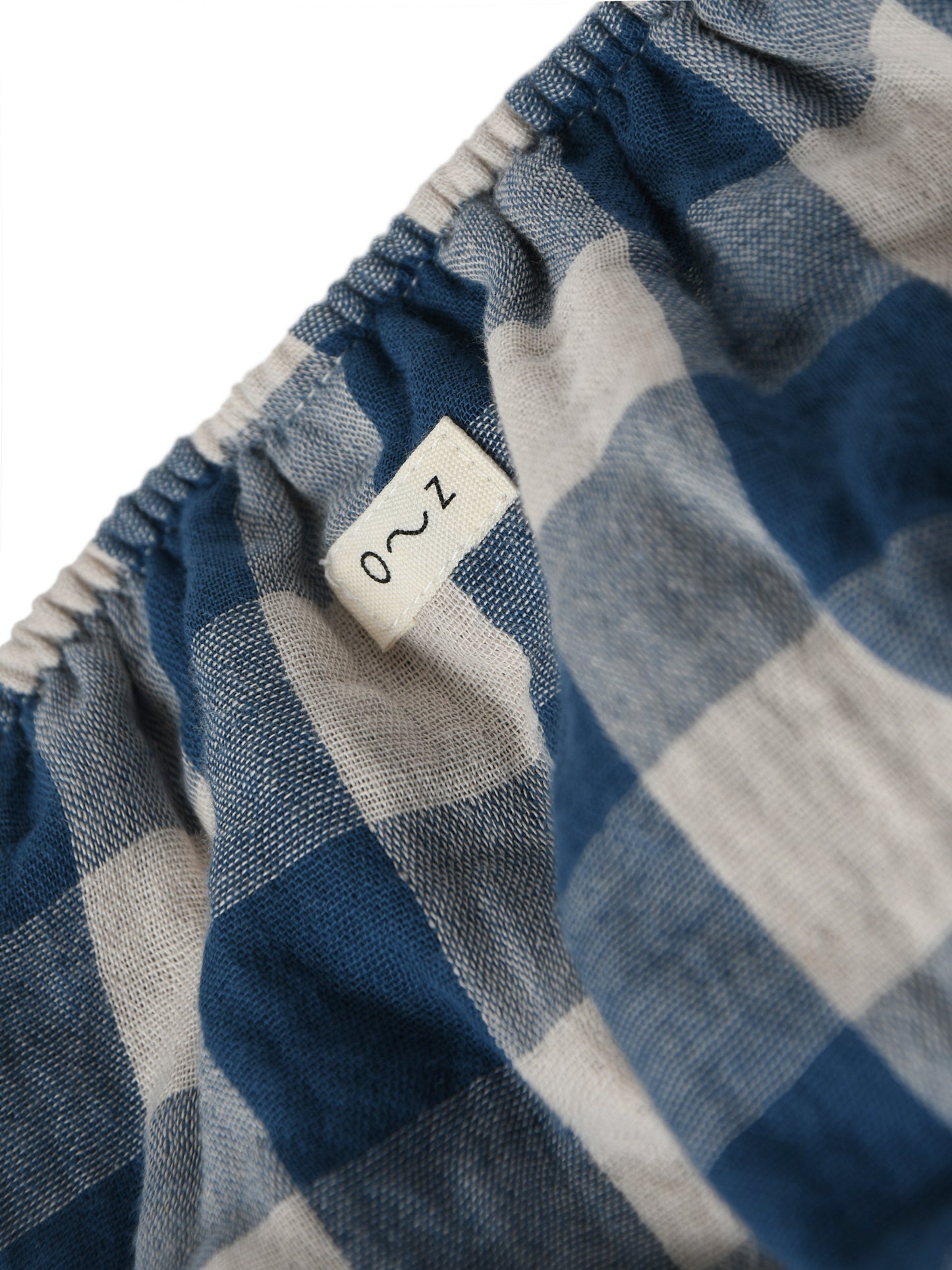 【LAST ONE】Pottery Blue Gingham Shortie