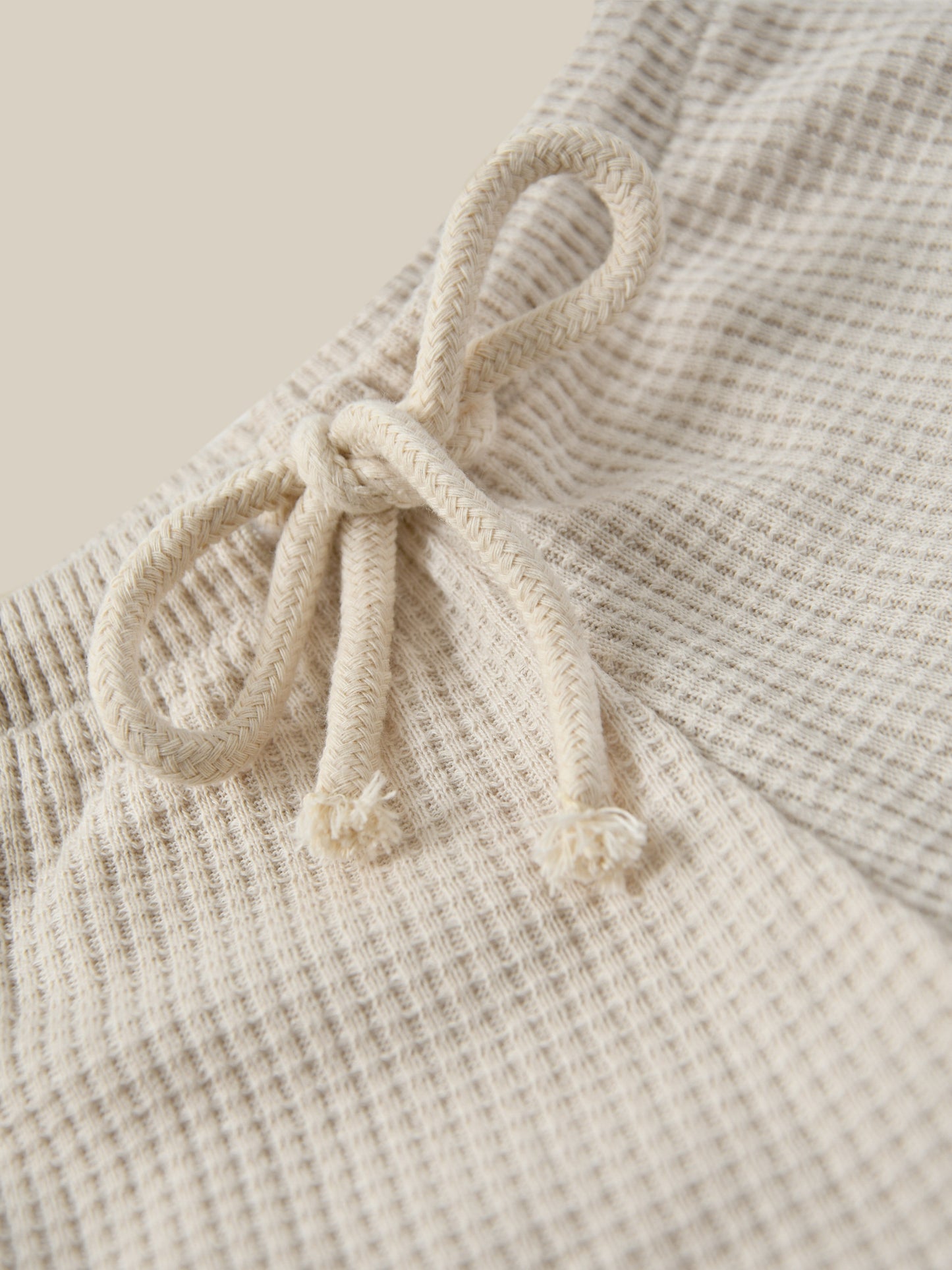 【LAST ONE】Ceramic White Waffle Rope Shorts