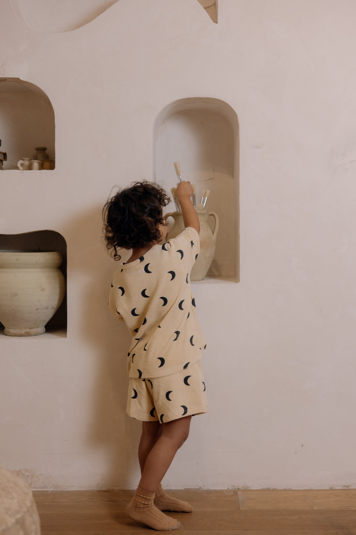 【LAST ONE】Pebble Midnight Terry Boxy T-Shirt