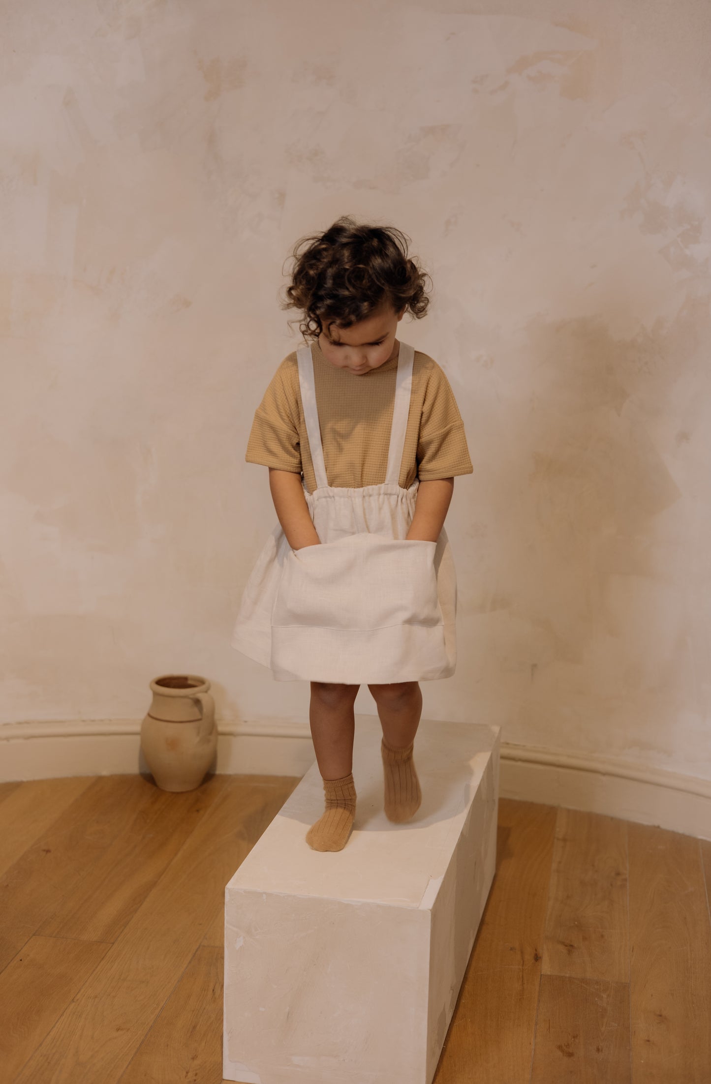 【LAST ONE】Ceramic White Maker Crossback Skirt