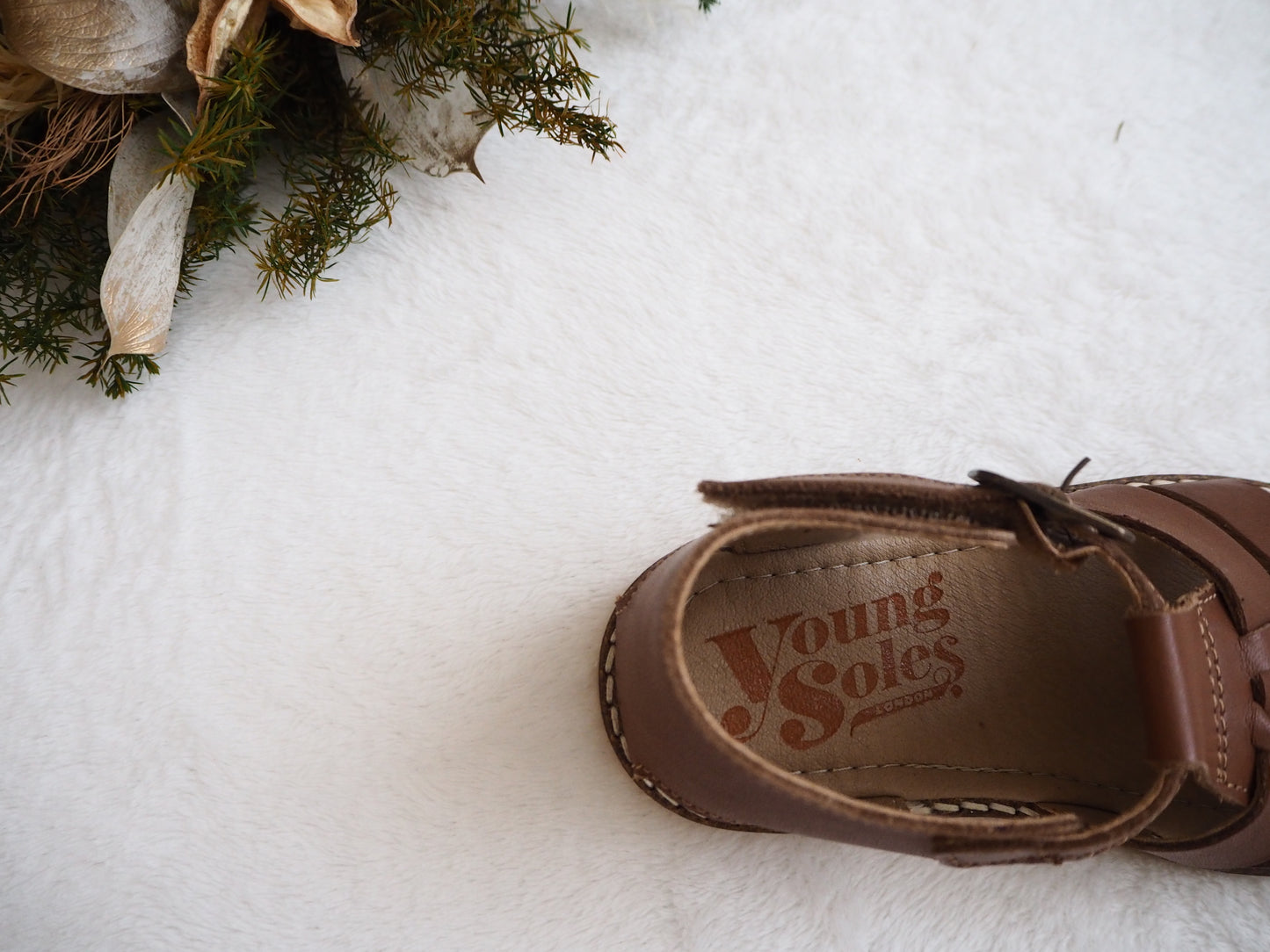 【LAST TWO】NOAH KIDS FISHERMAN SANDAL CHESTNUT BROWN LEATHER