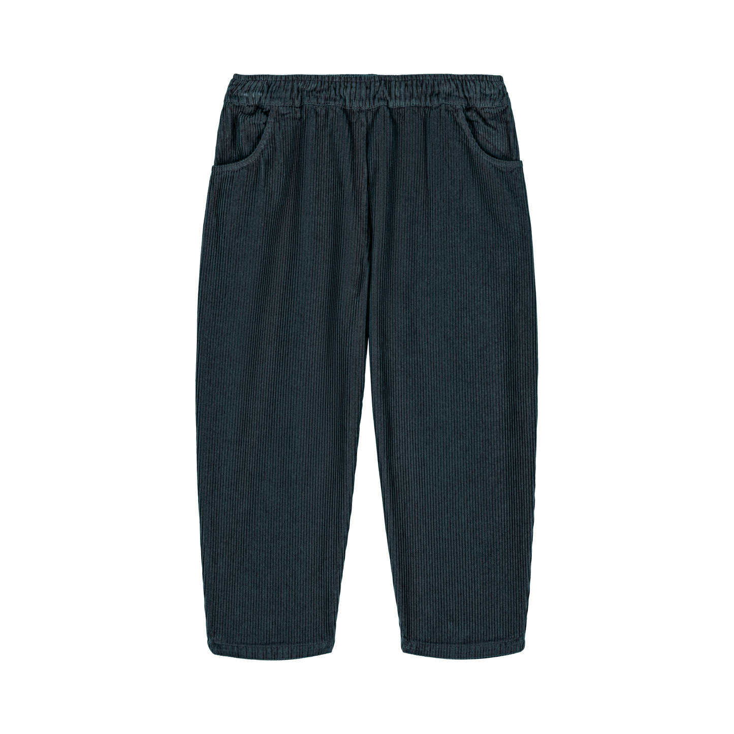 【LAST TWO】PANTALON CARROT CORDEROY - BLUE DENIM