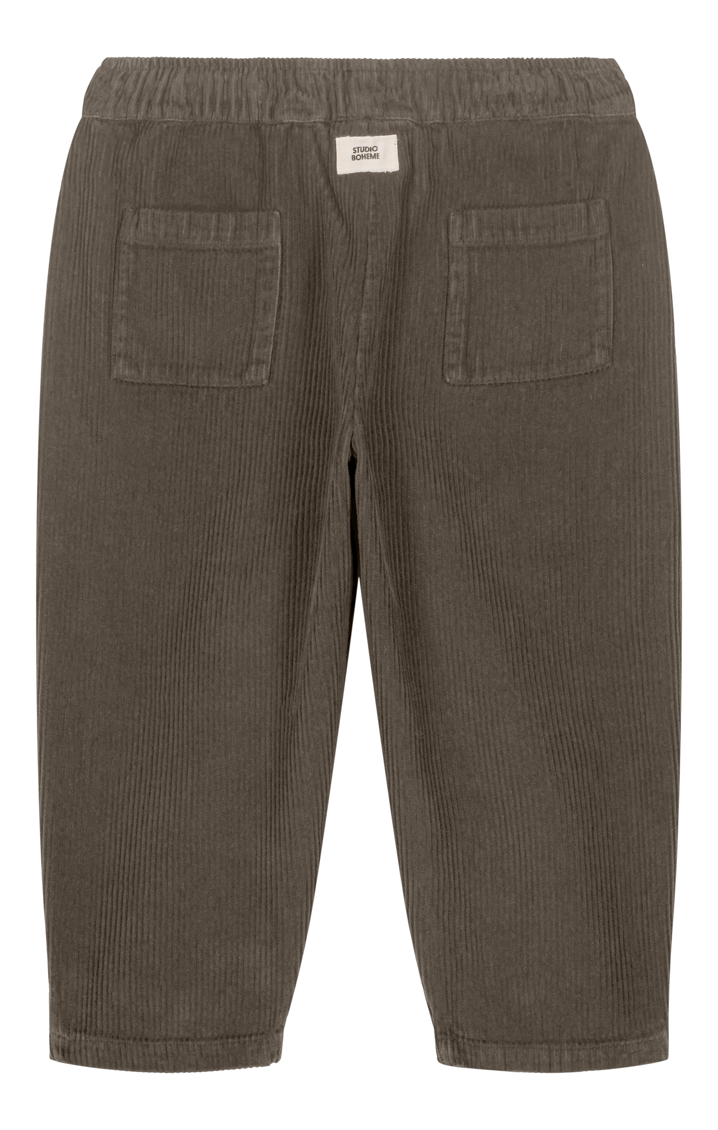 PANTALON CARROTT CORDEROY TAUPE FONC