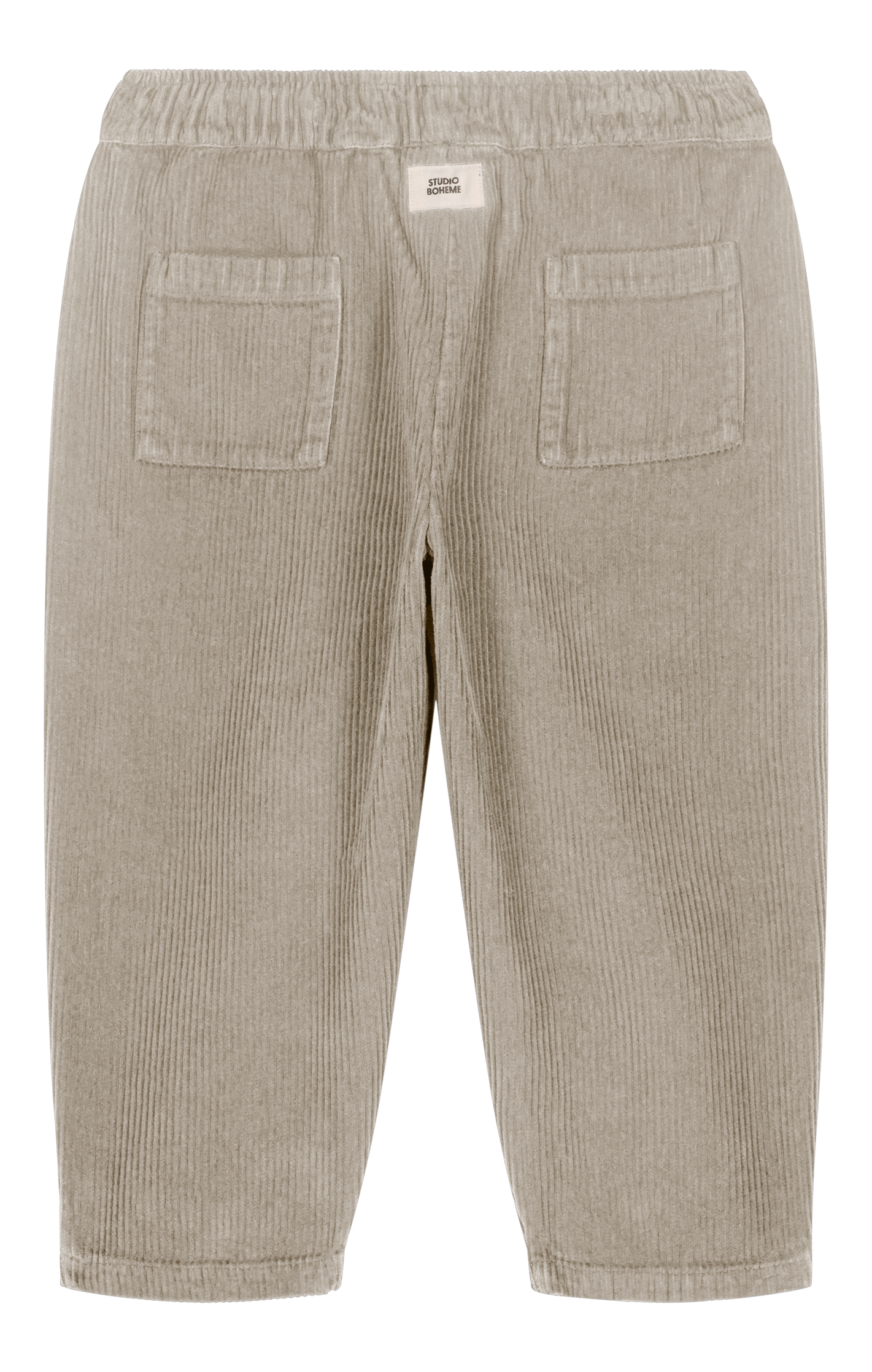 PANTALON CARROT CORDEROY GREY