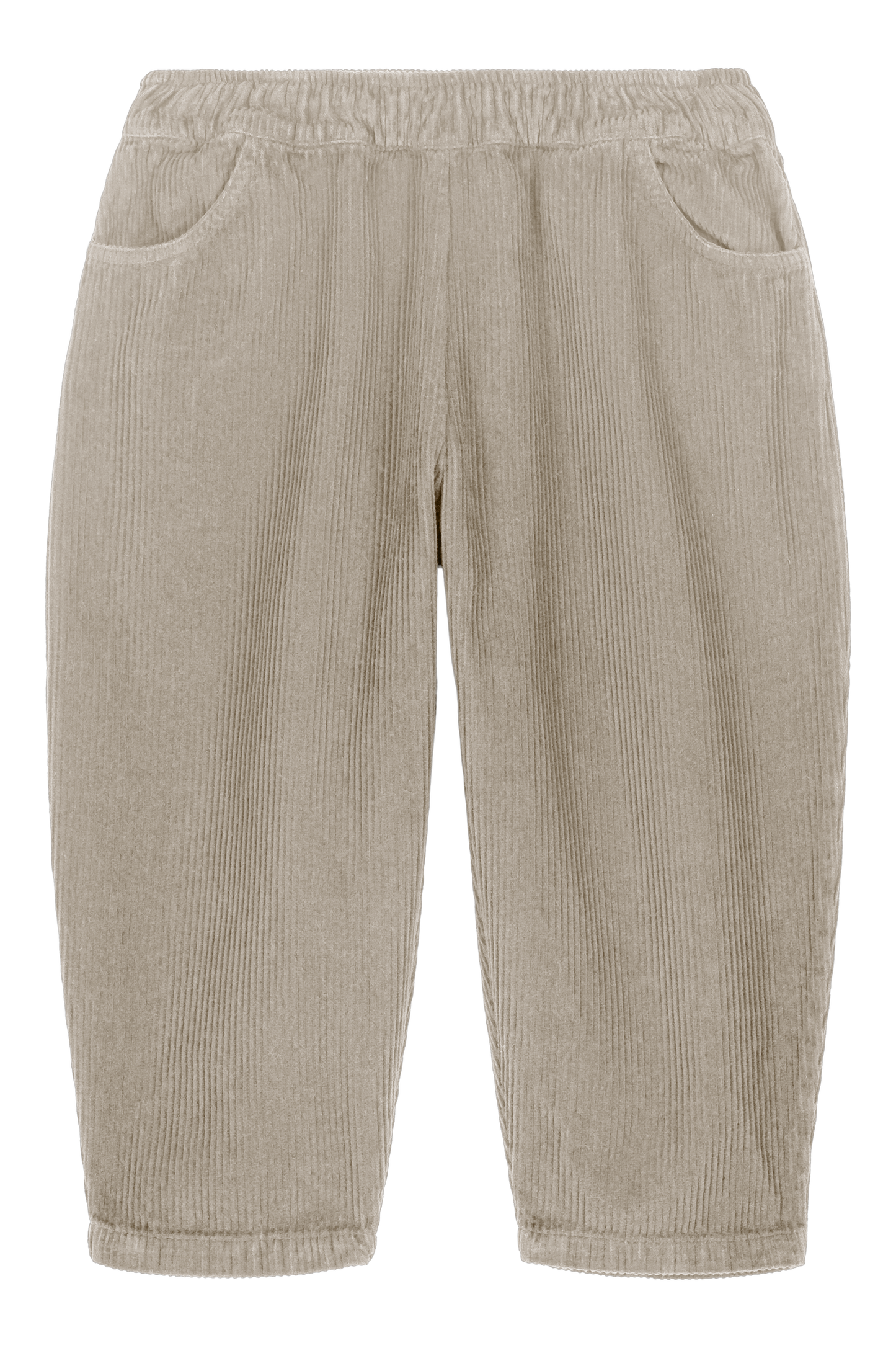 PANTALON CARROT CORDEROY GREY