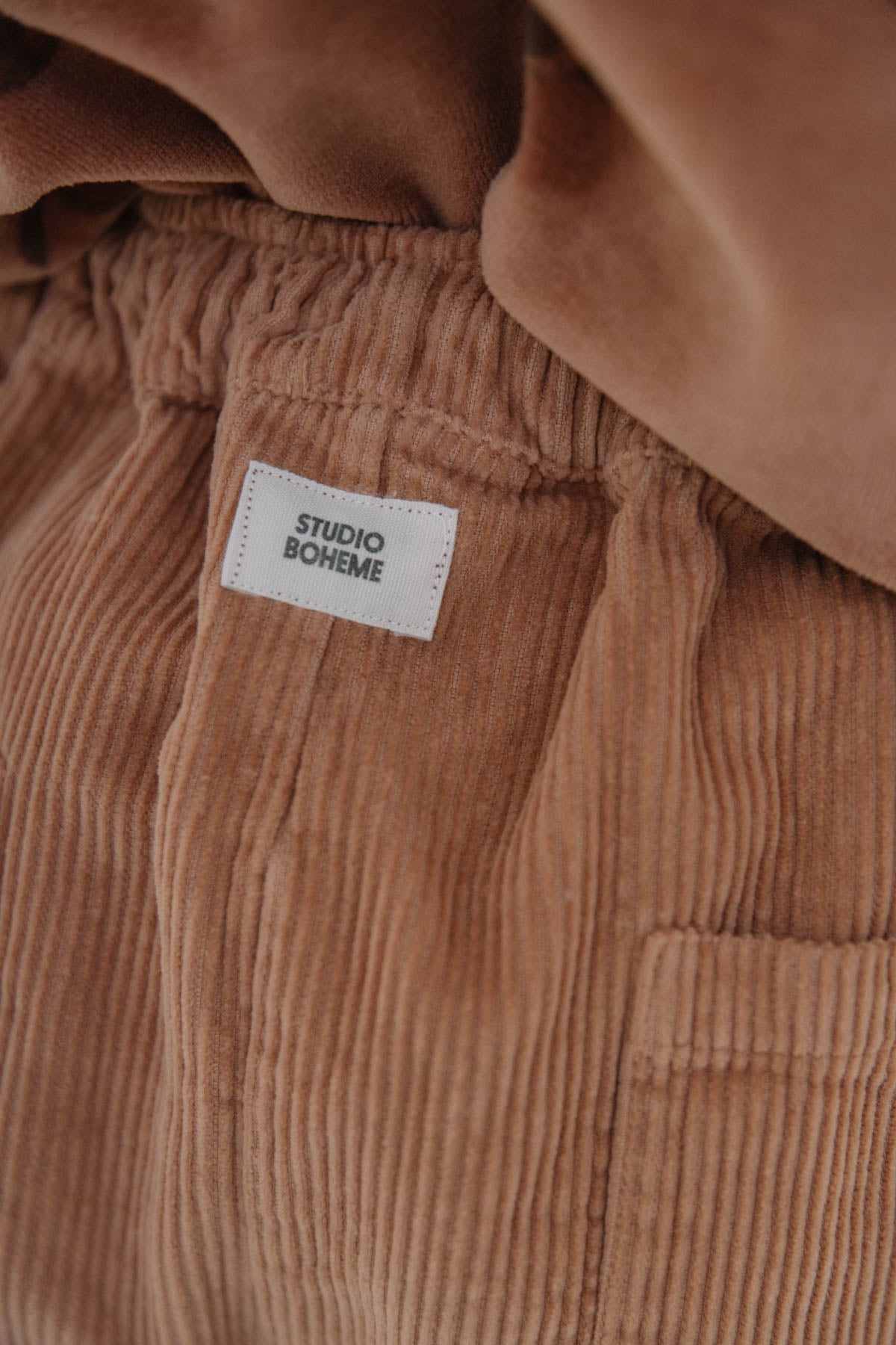 【LAST ONE】PANTALON CARROTT CORDEROY - VIEUX ROSE