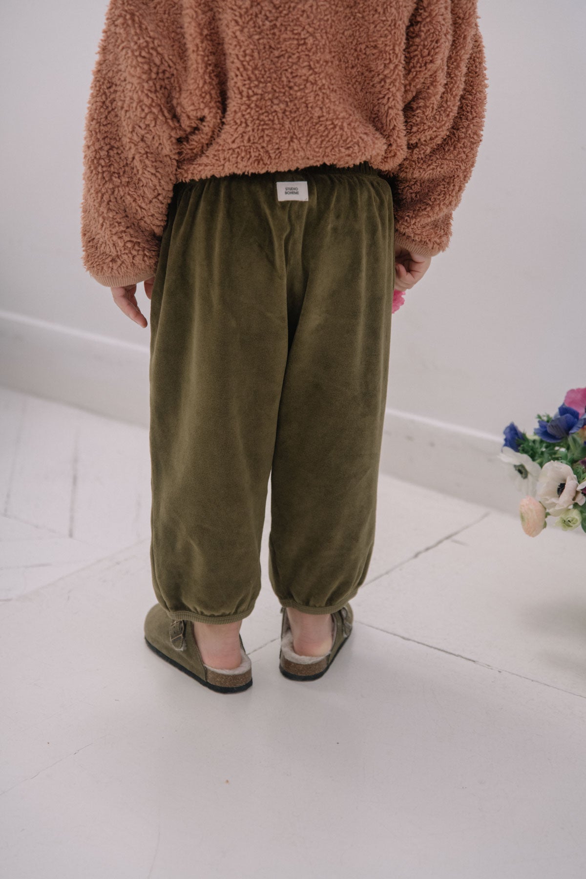 【LAST ONE】PANTALON PORGY VELVET - KAKI