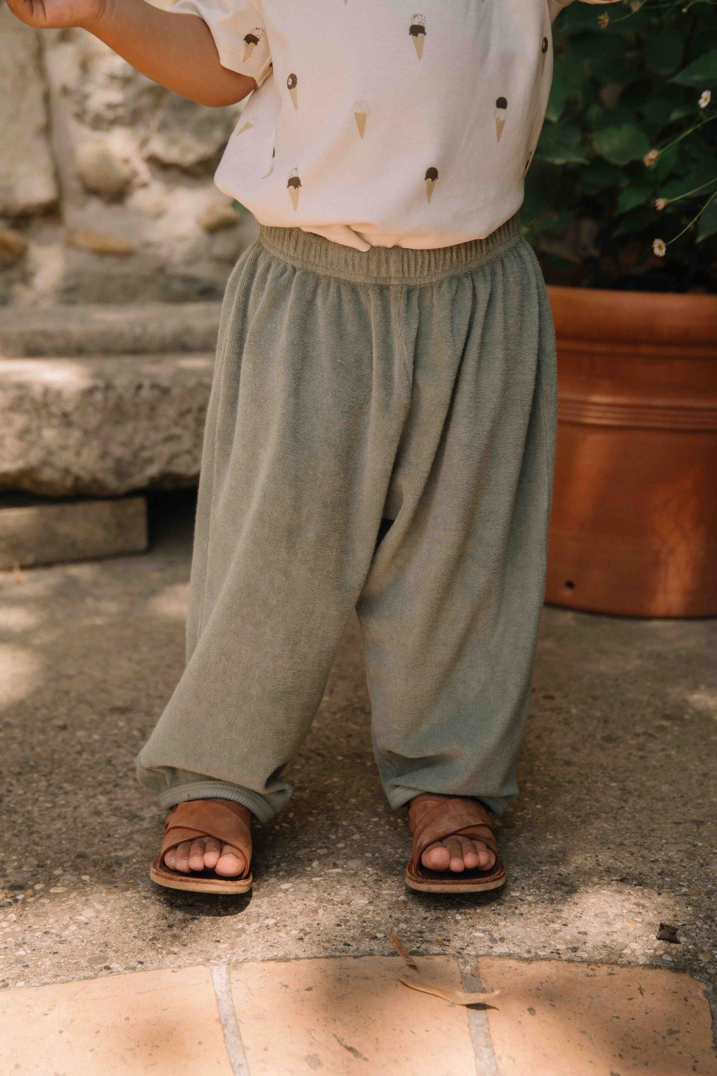PANTALON PORGY - VERT DE GRIS