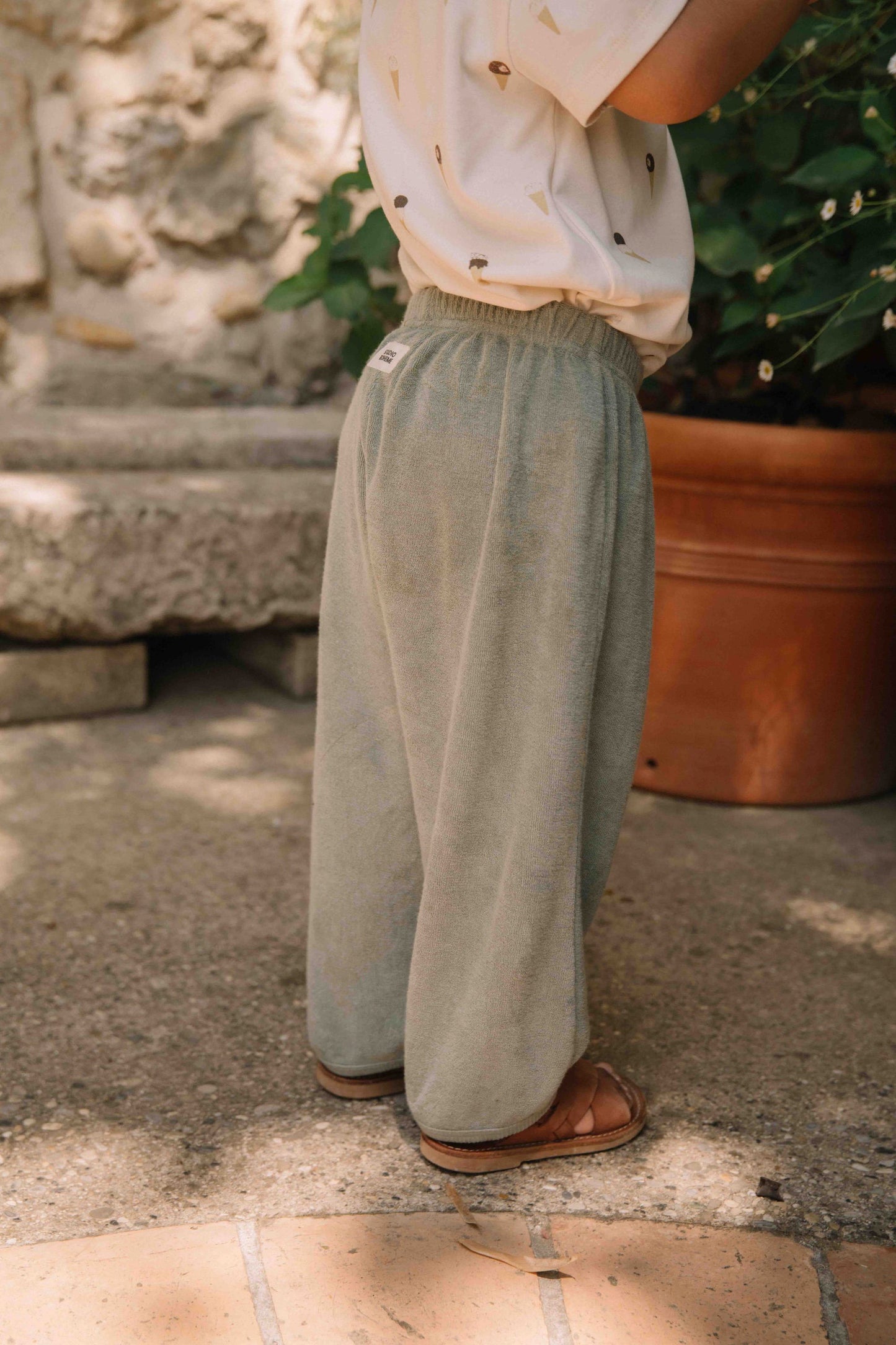 PANTALON PORGY - VERT DE GRIS