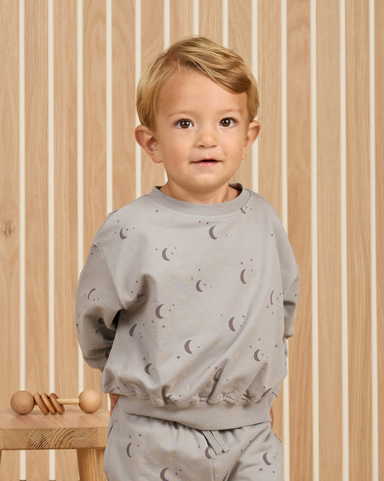 【LAST TWO】Relaxed Sweatshirt || Moons