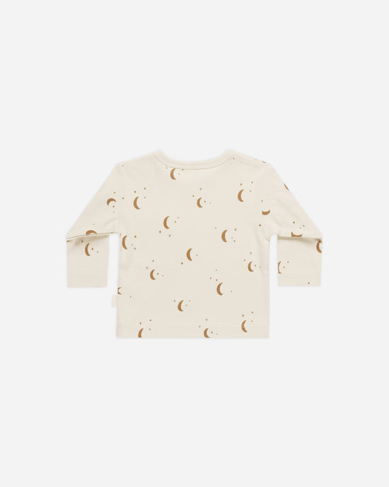 【LAST TWO】Long Sleeve Pocket Tee || Moons