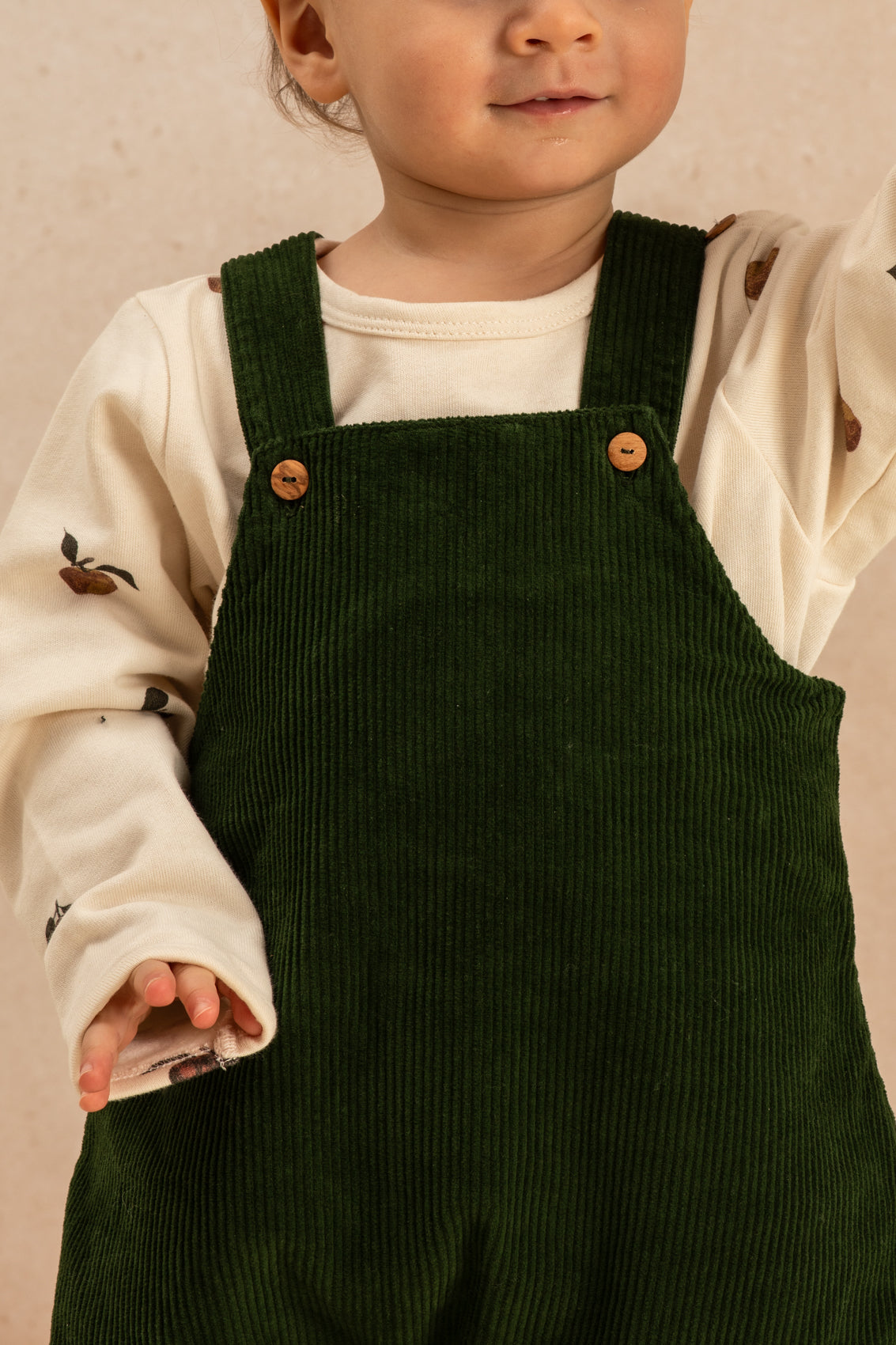 【LAST ONE】SALOPETTE HOMER CORDEROY - VERT FORET