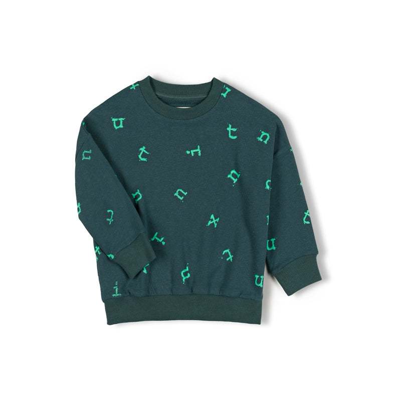 Stamp Sweater / Moss