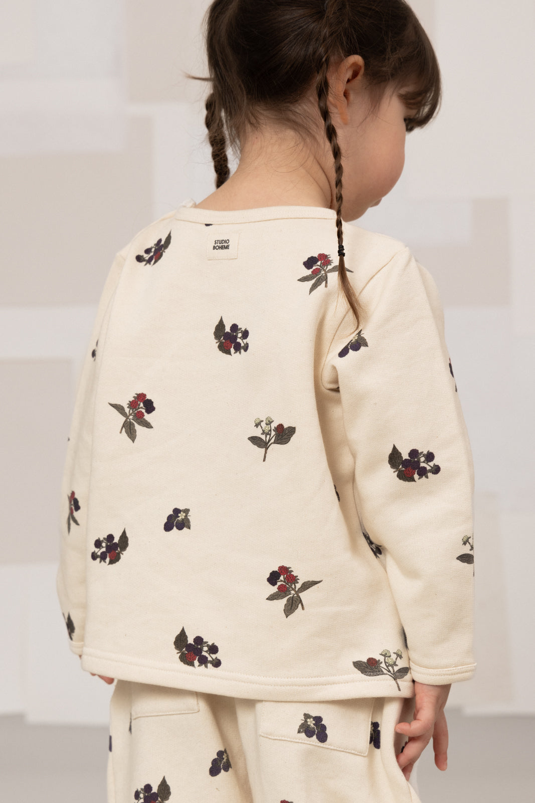SWEAT NOÉ ÉCRU MÛRES