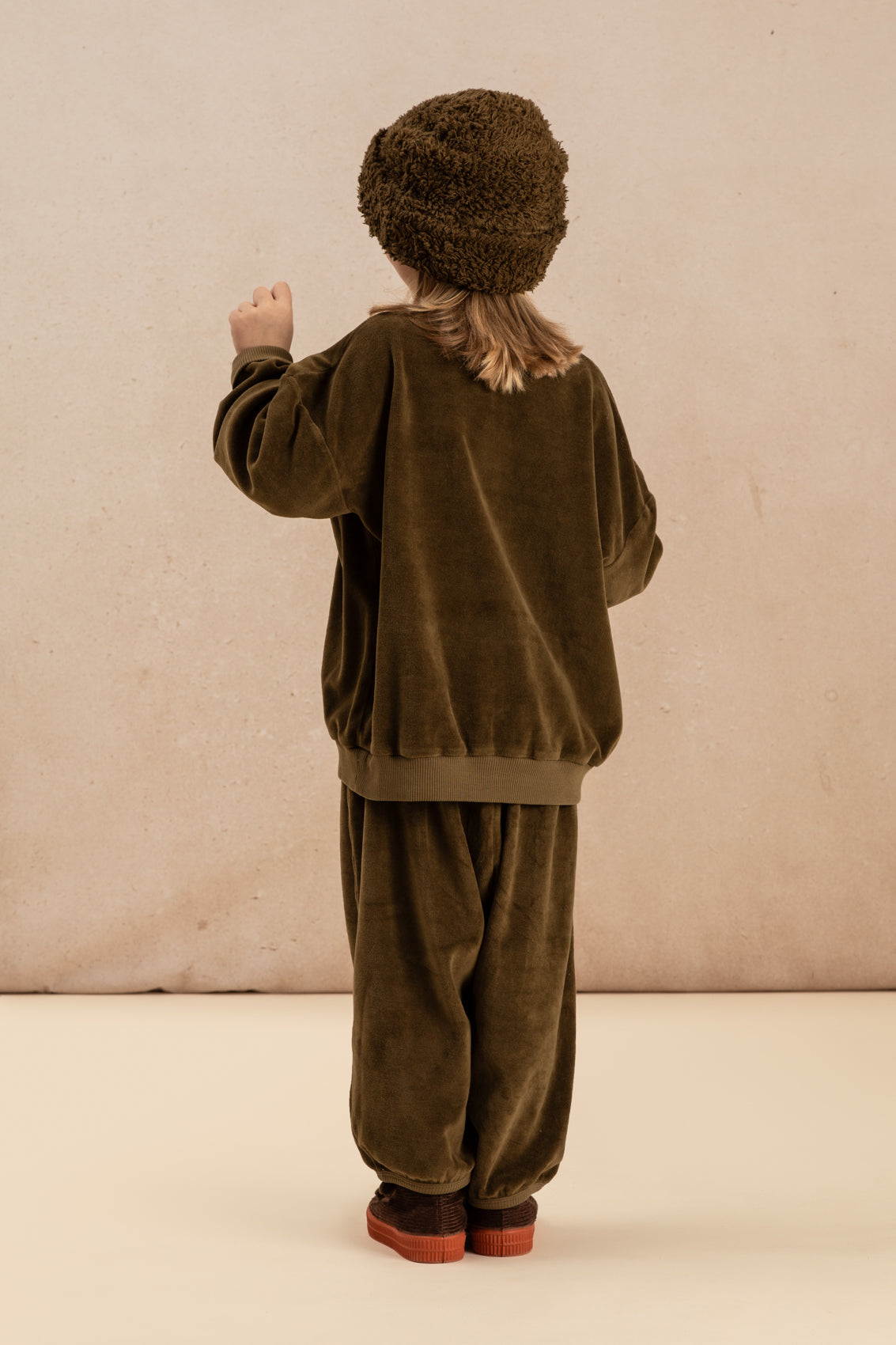 【LAST ONE】PANTALON PORGY VELVET - KAKI