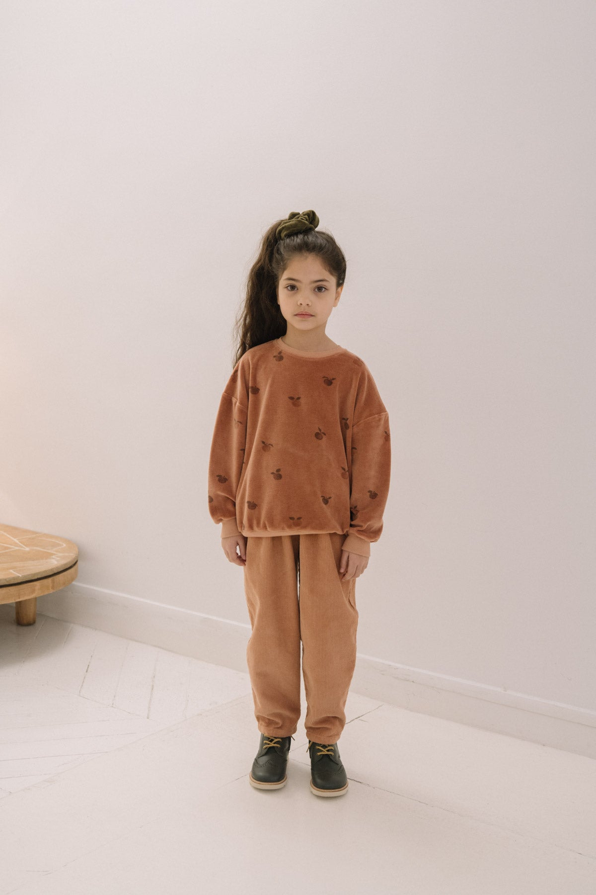 【LAST ONE】PANTALON CARROTT CORDEROY - VIEUX ROSE