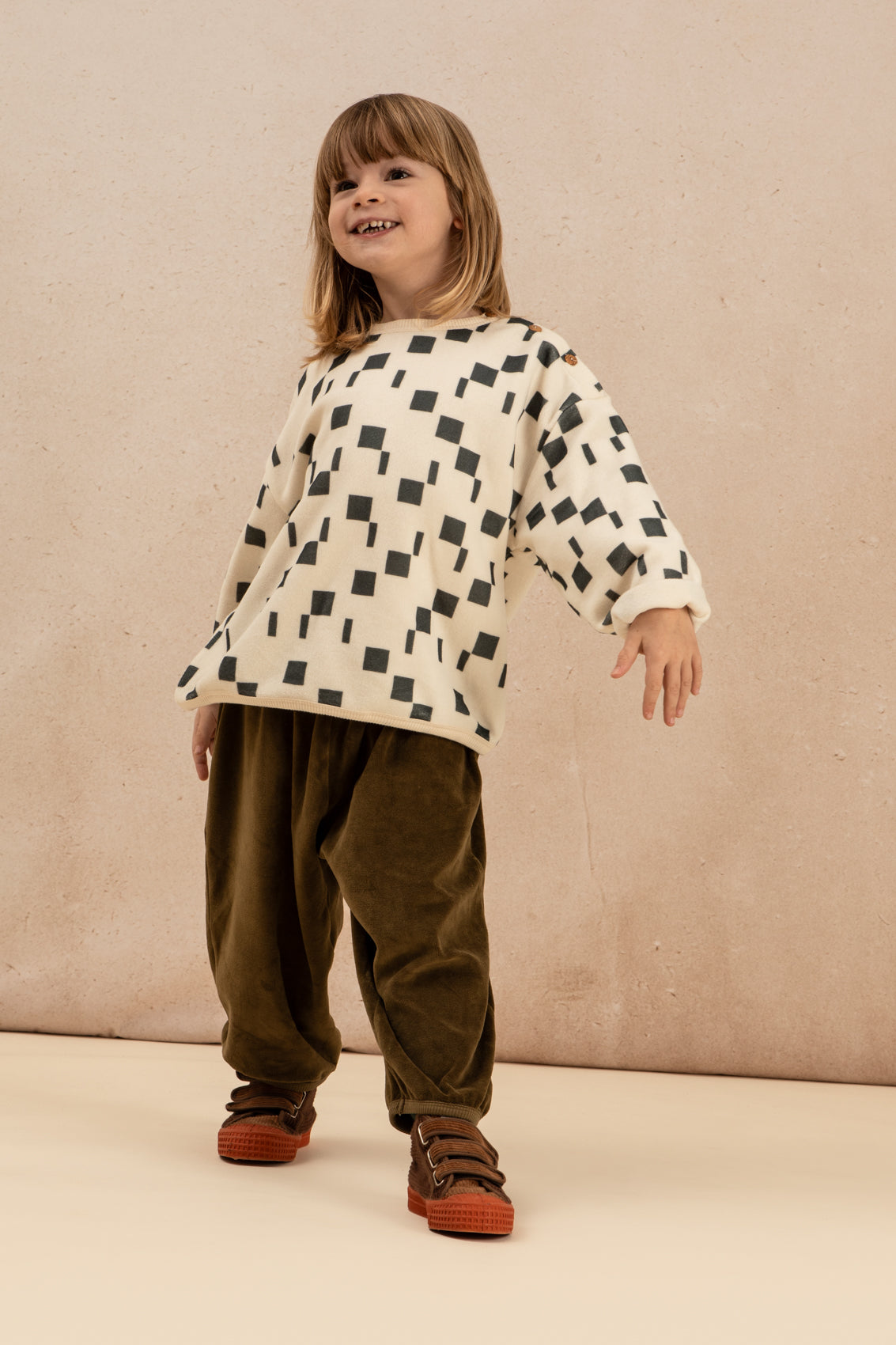 【LAST ONE】PANTALON PORGY VELVET - KAKI