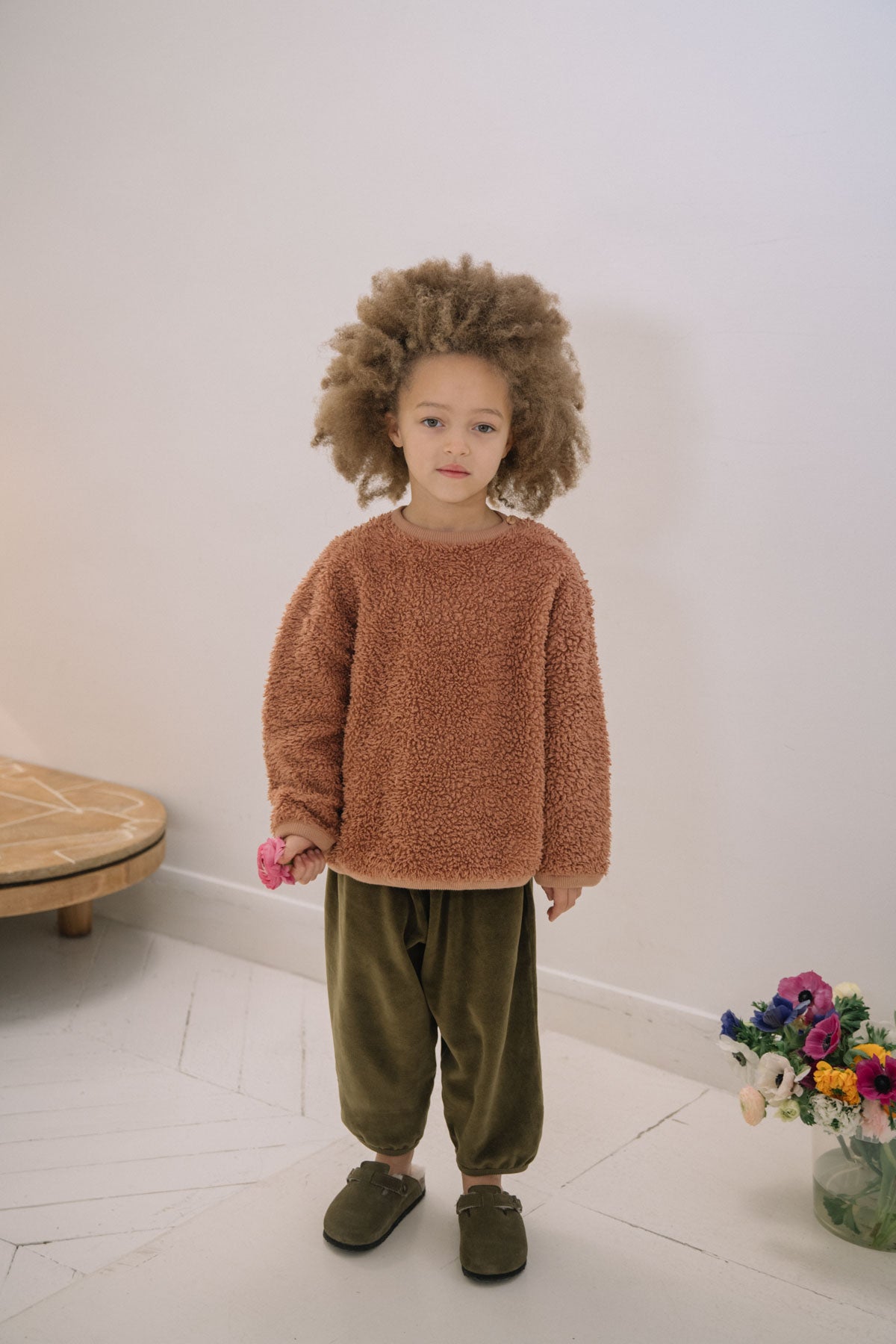 【LAST ONE】PANTALON PORGY VELVET - KAKI