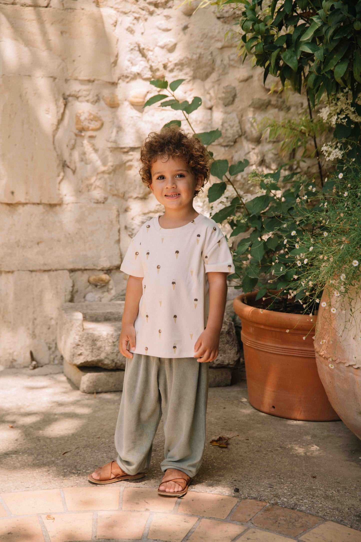 PANTALON PORGY - VERT DE GRIS