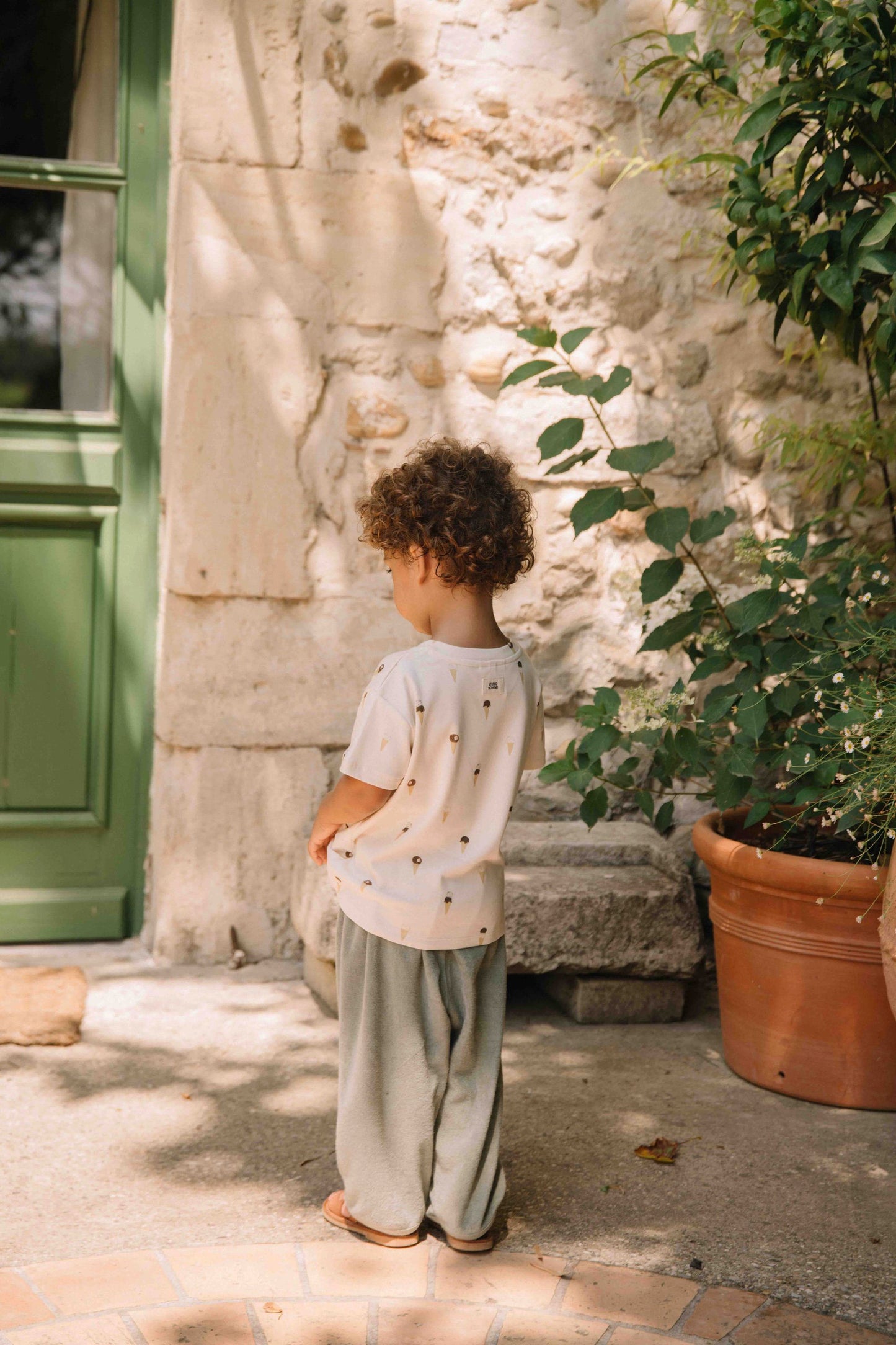 PANTALON PORGY - VERT DE GRIS