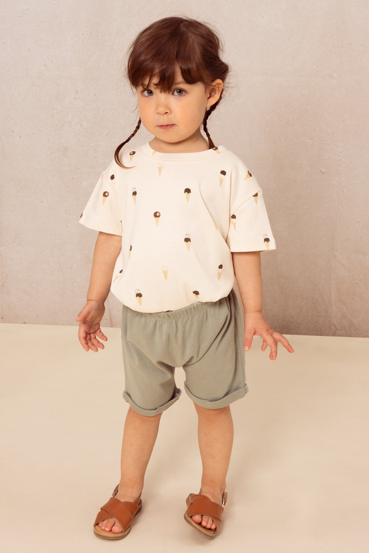 TSHIRT ESSENTIAL - ECRU GLACES