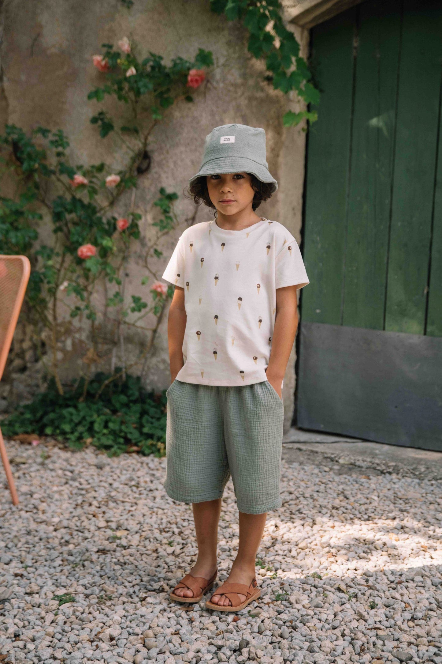 TSHIRT ESSENTIAL - ECRU GLACES