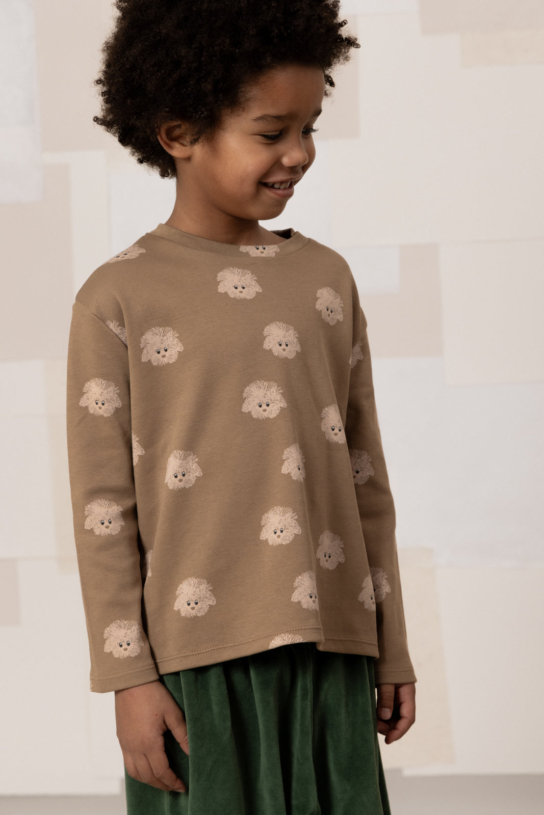 TSHIRT ESSENTIAL MOCHA CHIEN