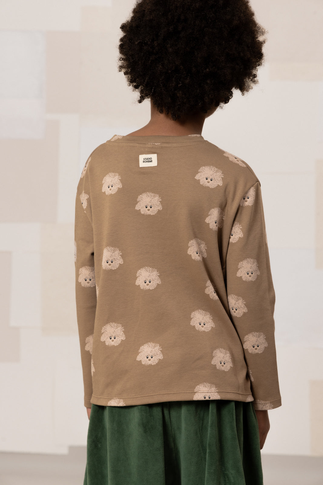 TSHIRT ESSENTIAL MOCHA CHIEN