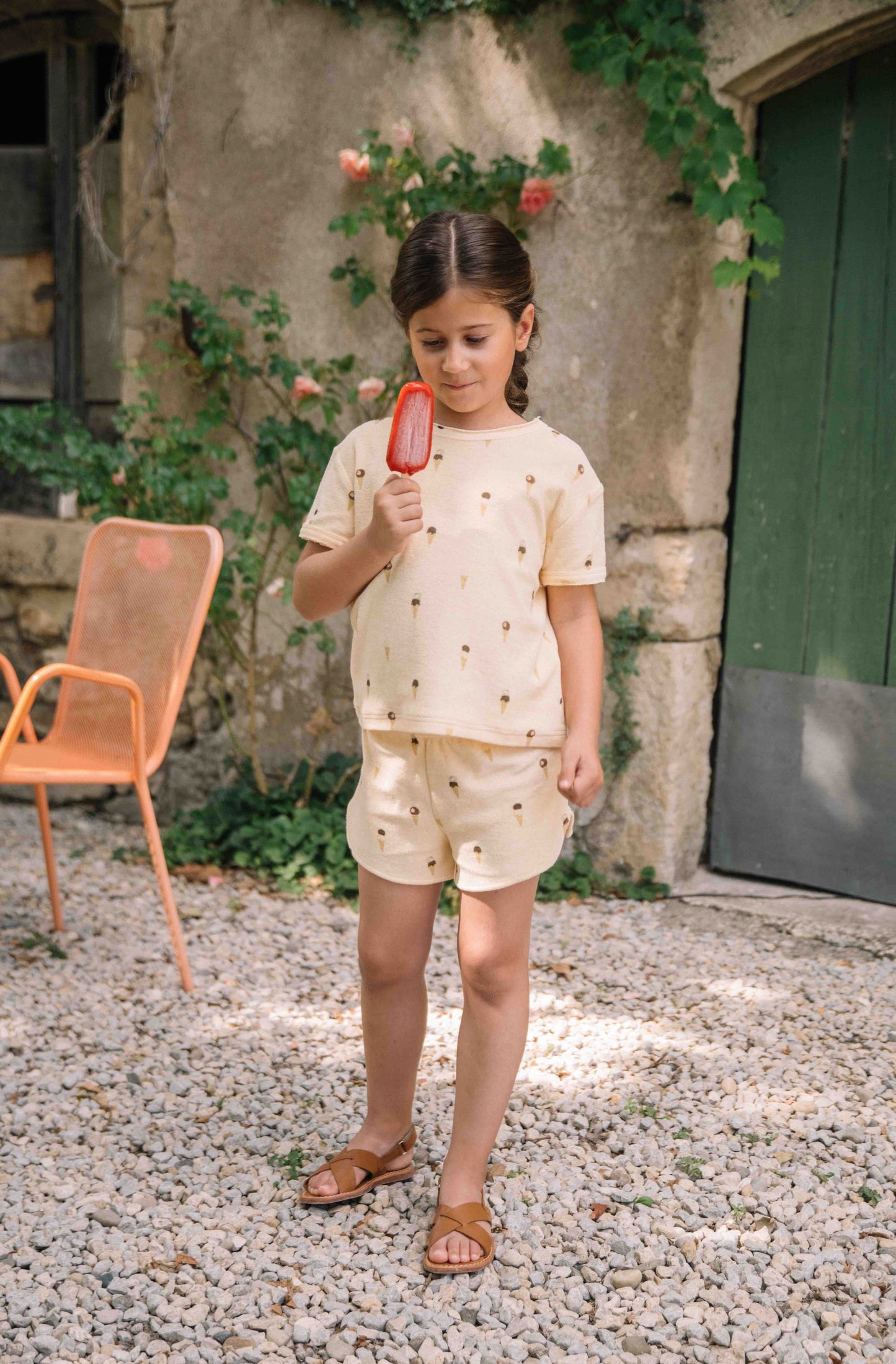 TSHIRT ESSENTIAL TERRY - VANILLE GLACES