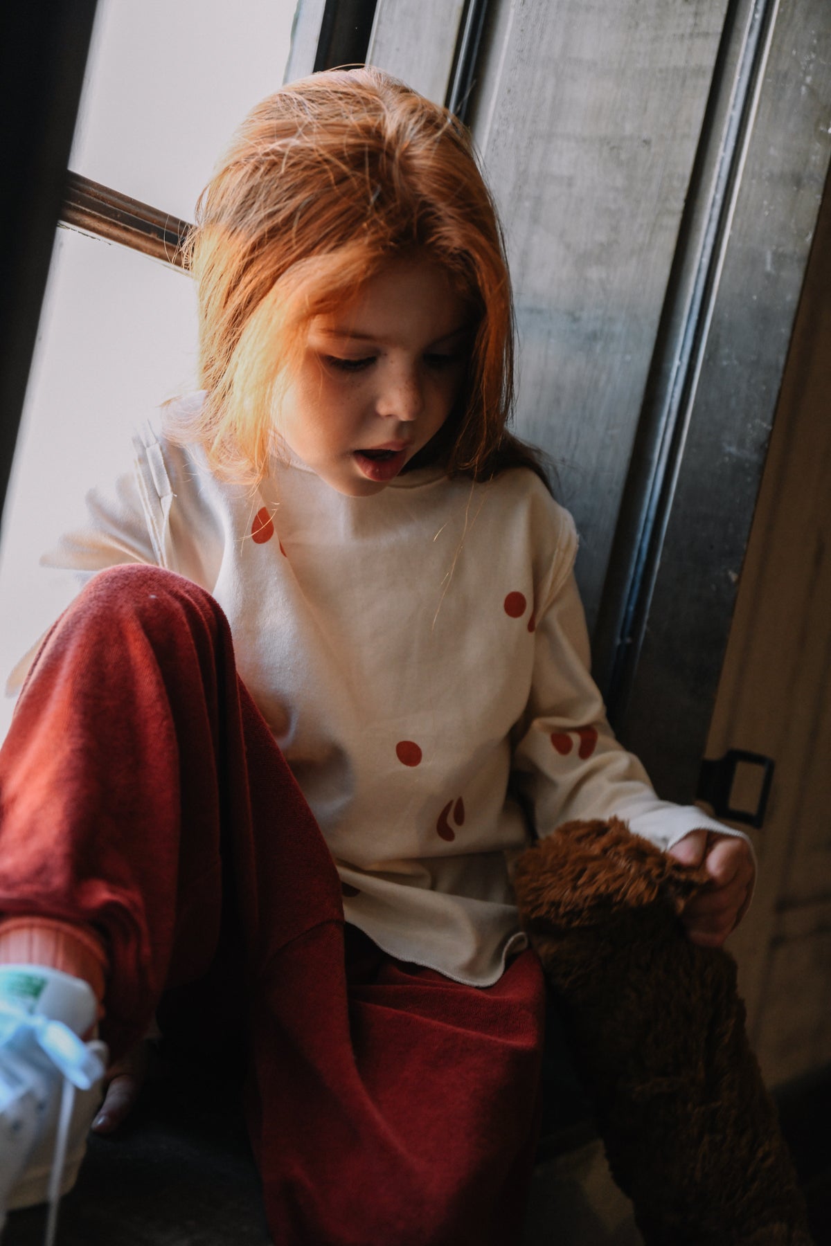 【LAST ONE】TSHIRT LALA ECRU DOTS