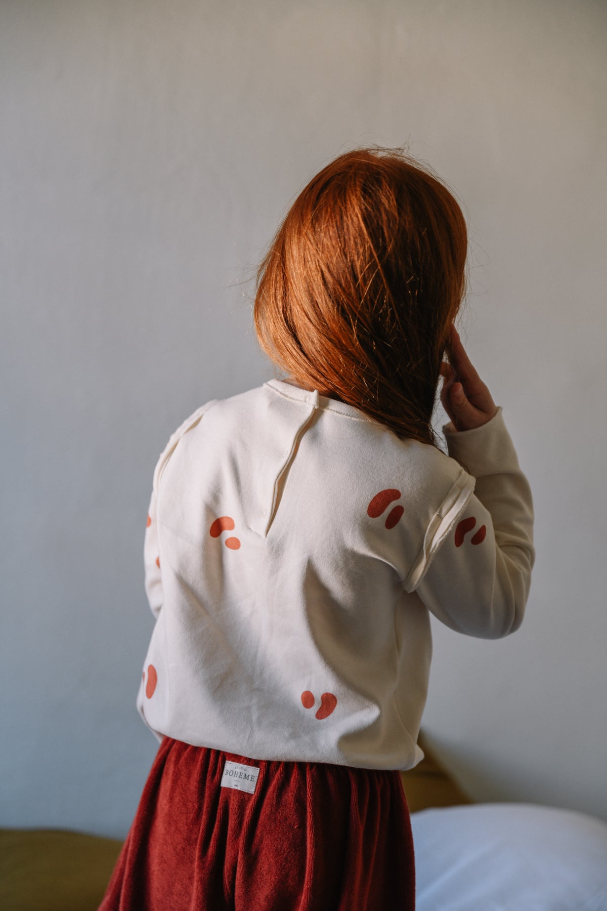 【LAST ONE】TSHIRT LALA ECRU DOTS