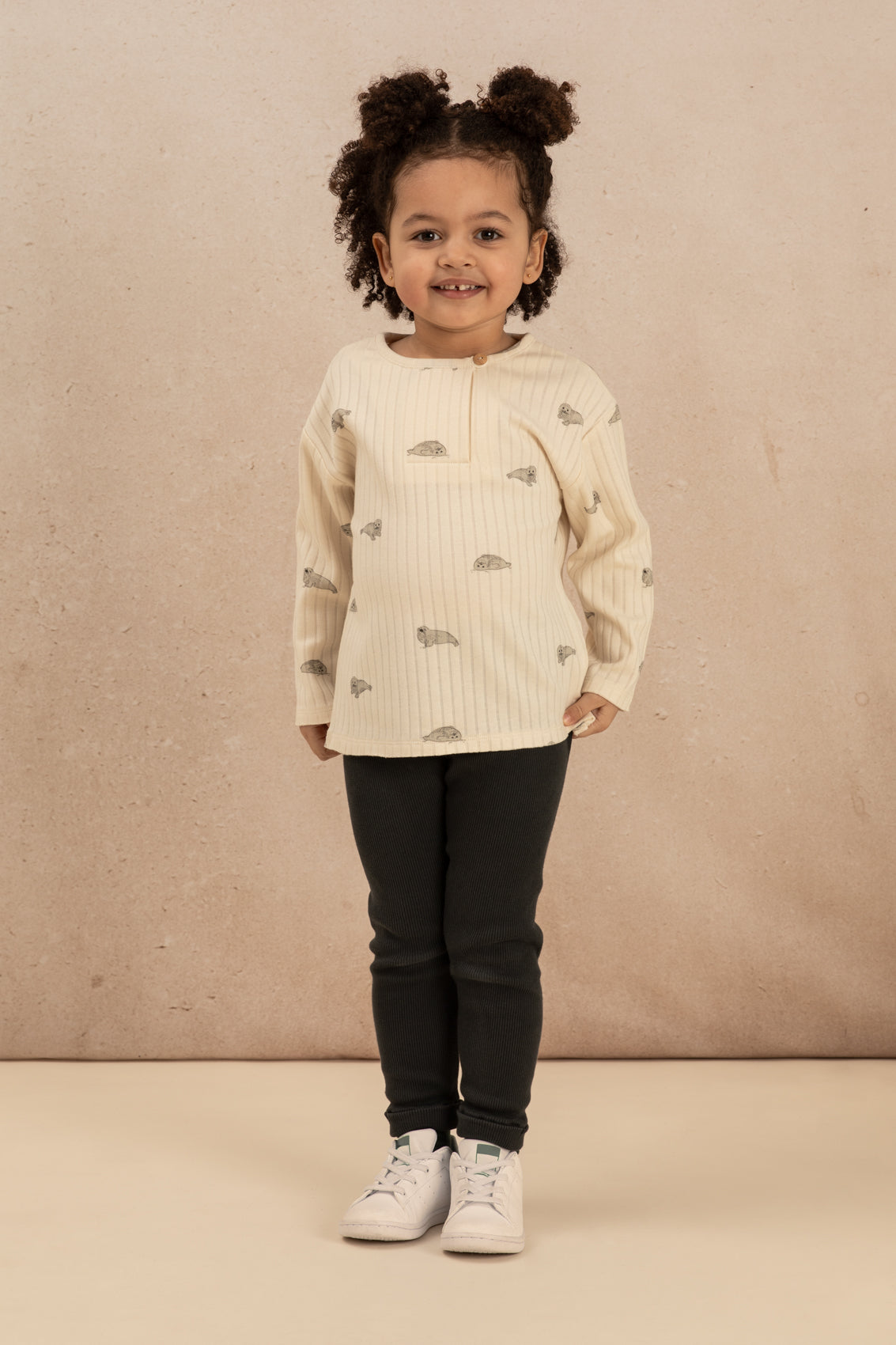 【LAST ONE】T-SHIRT ORSO - ECRU SEALS