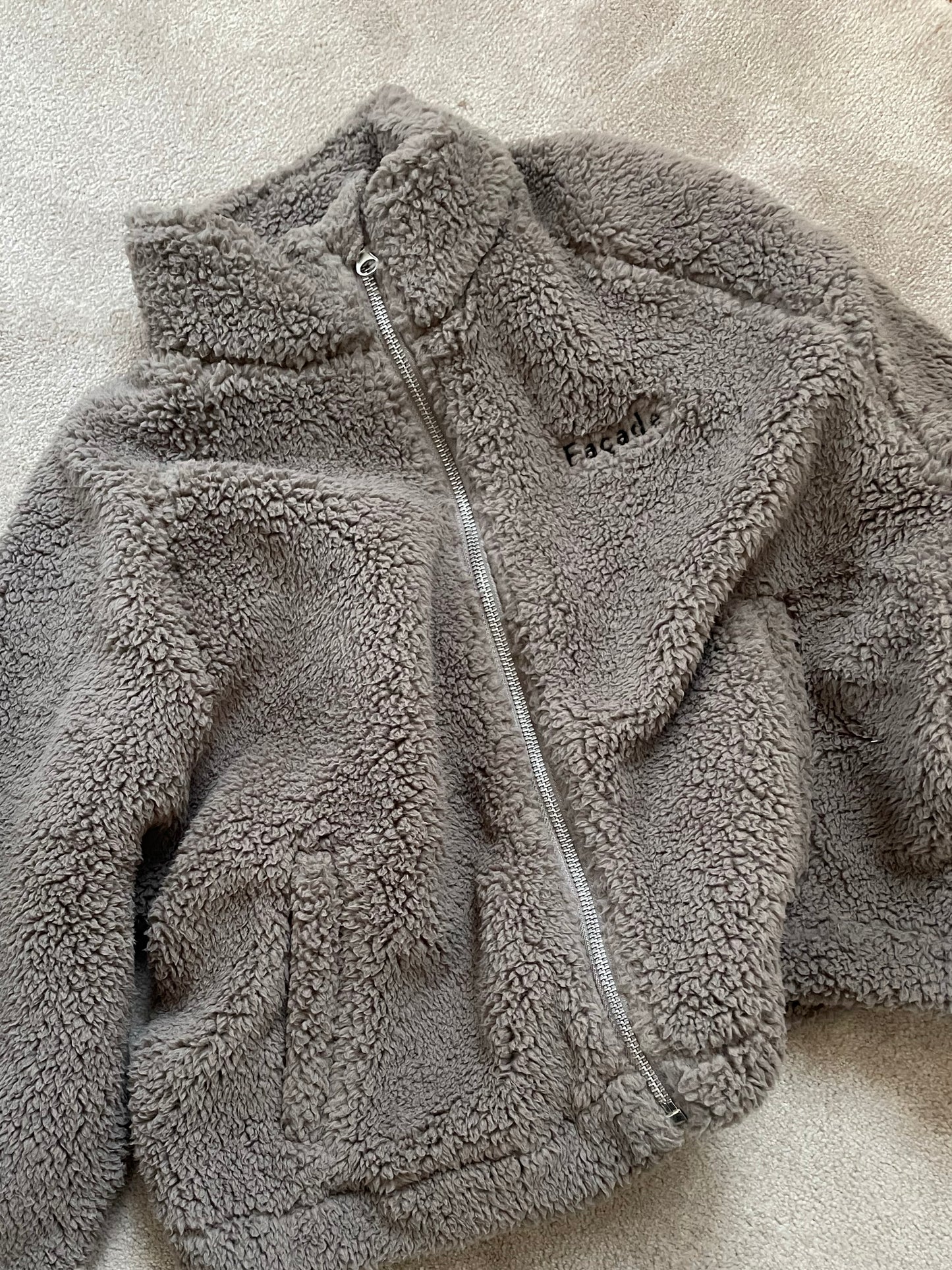【LAST TWO】Teddy Zip Sweater