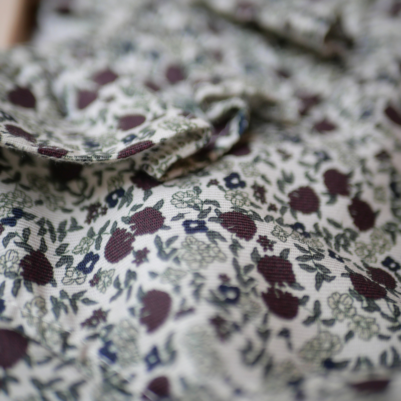 【LAST ONE】Bloomer LEONOR - Fleurs bordeaux