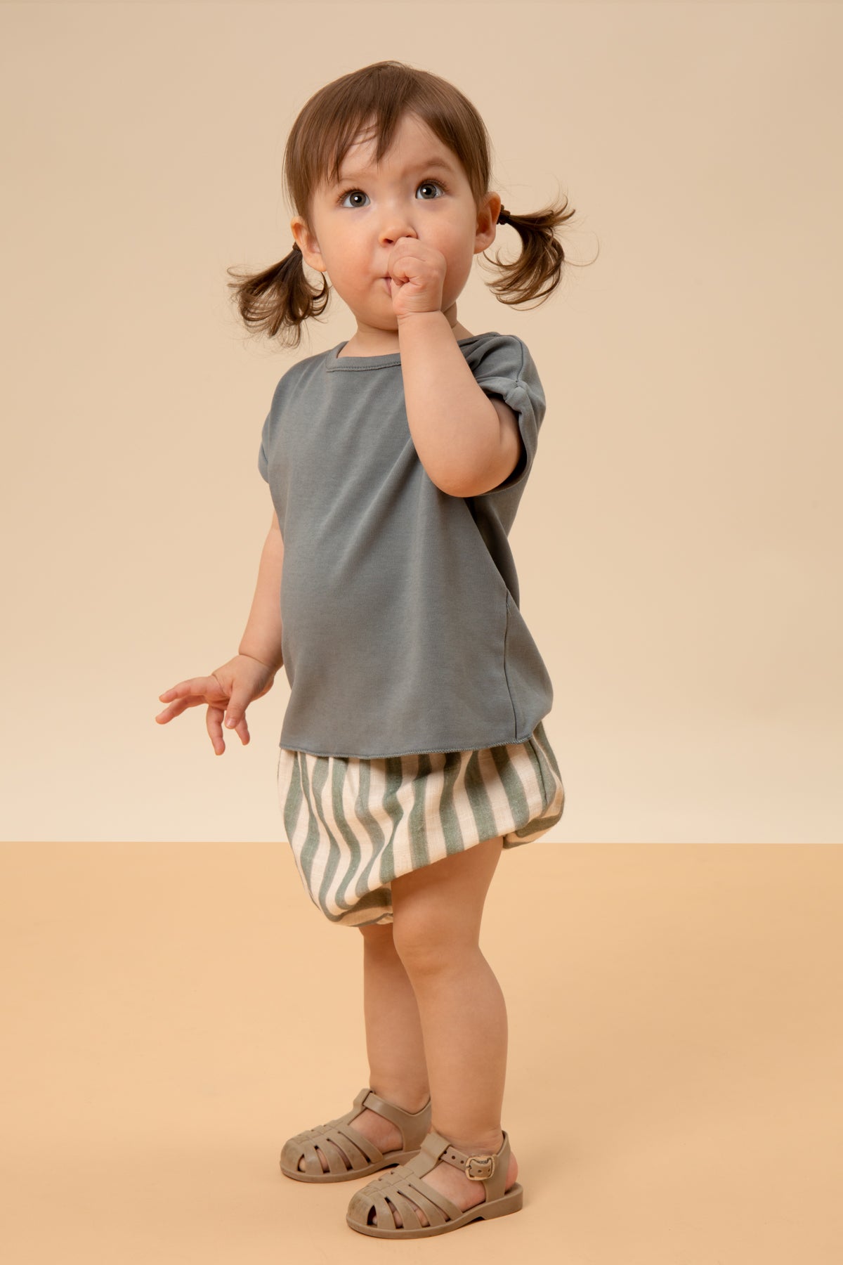 【LAST ONE】BLOOMER AMI GREEN STRIPS