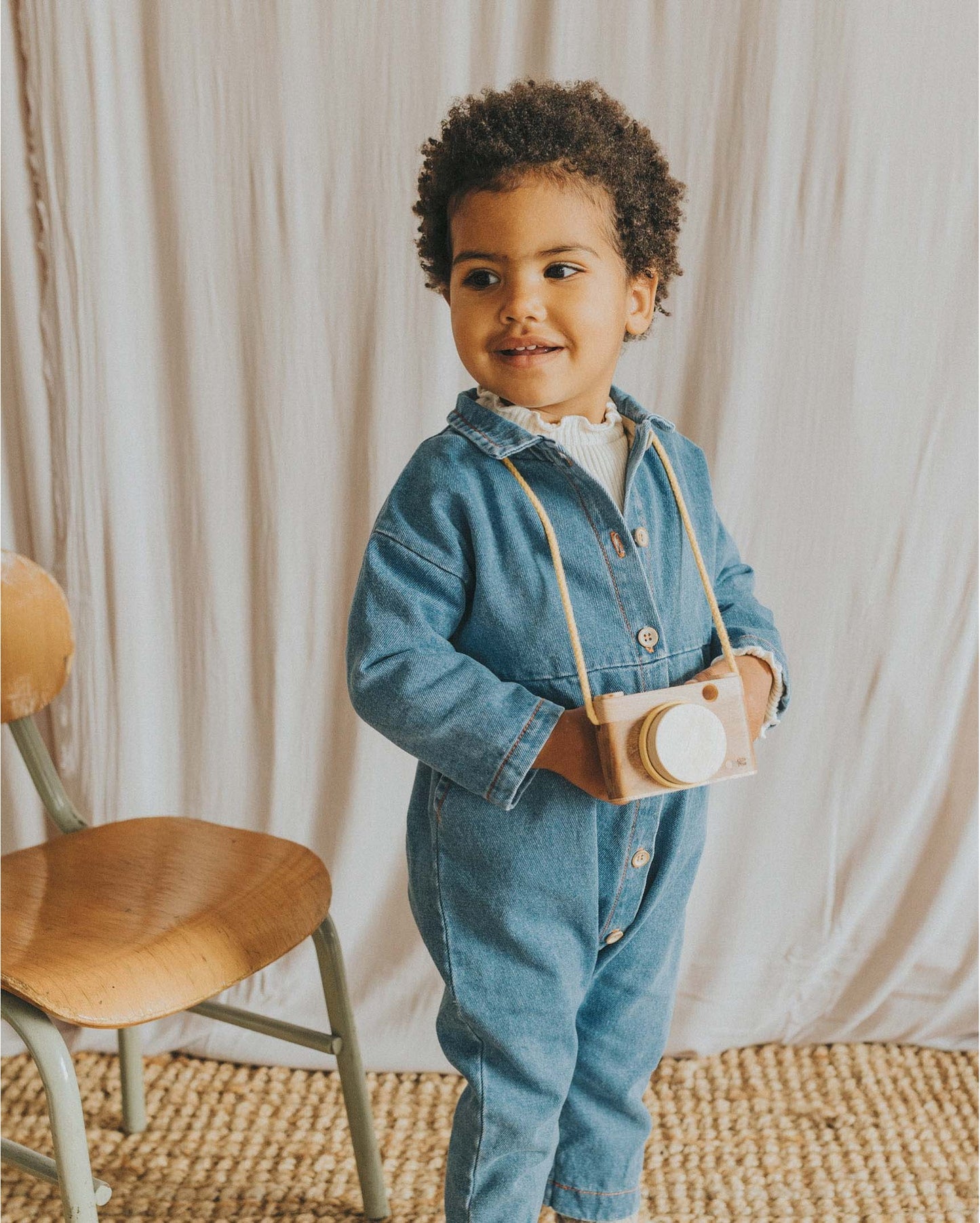 【LAST ONE】BB DENIM JUMPSUIT