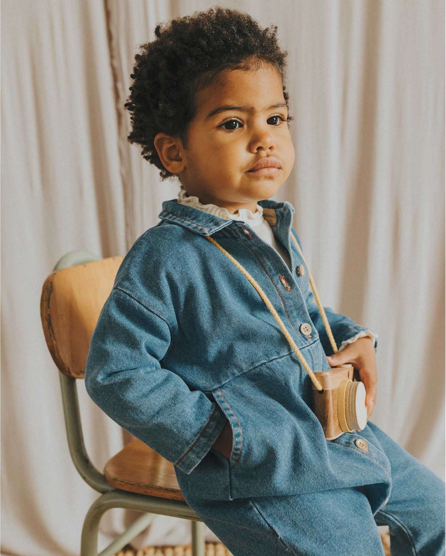 【LAST ONE】BB DENIM JUMPSUIT