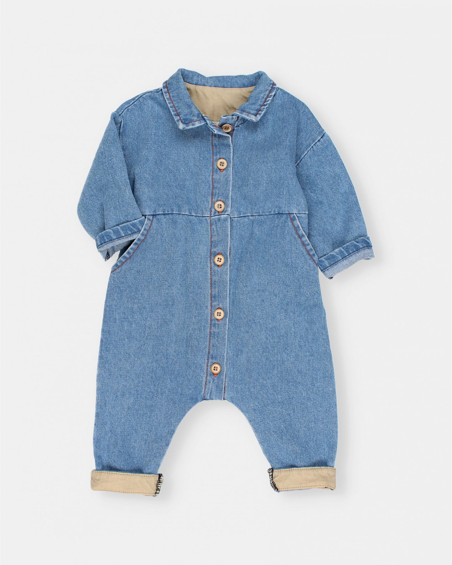 【LAST ONE】BB DENIM JUMPSUIT