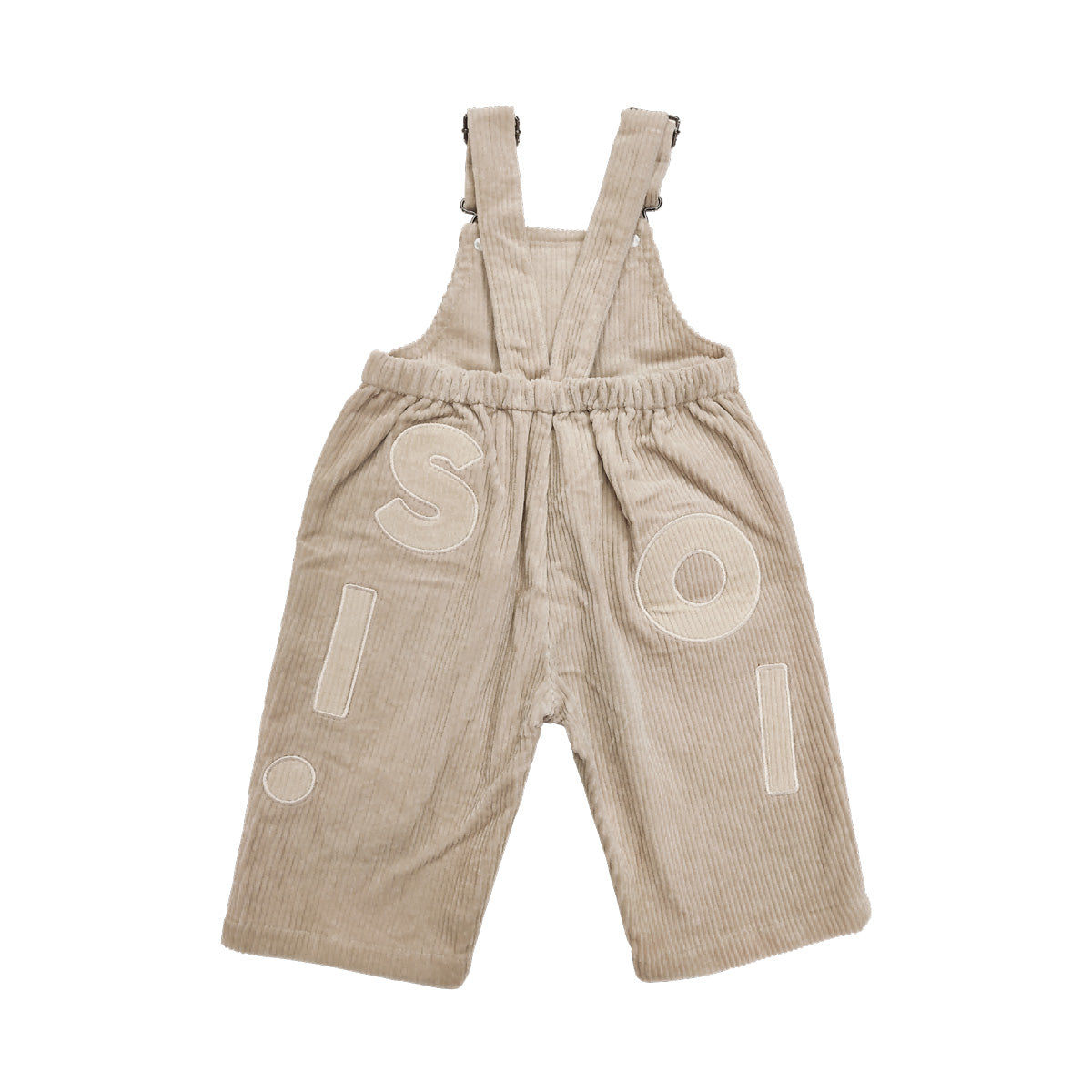 【LAST TWO】Corduroy Soll Overalls - Beige