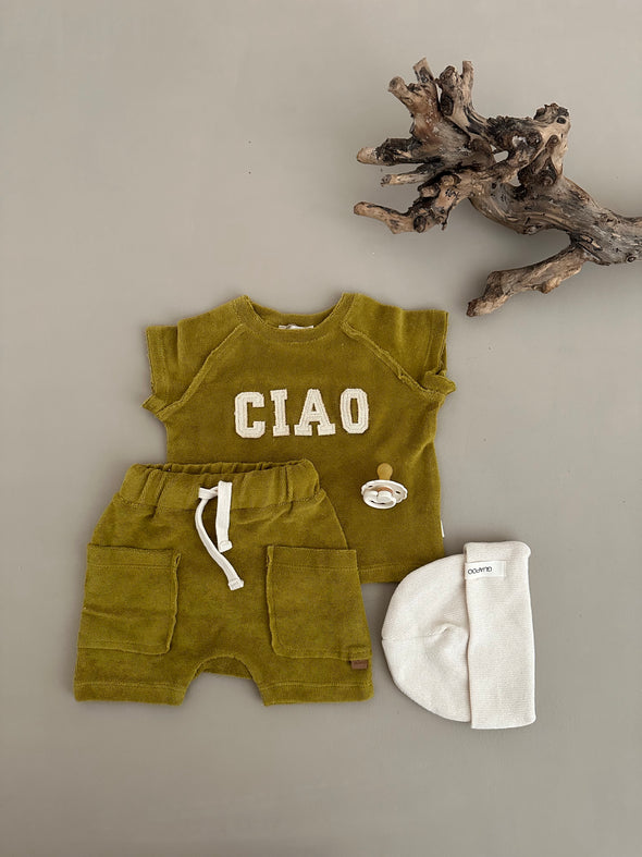 FROTTEE SHORTS | OLIVE GREEN