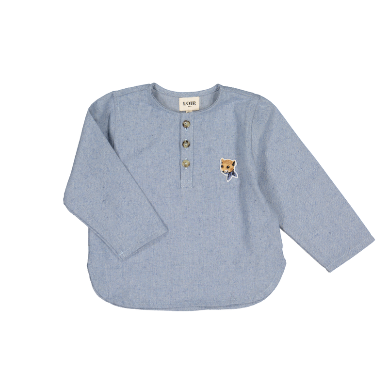 【LAST TWO】Blouse KURTA - Denim