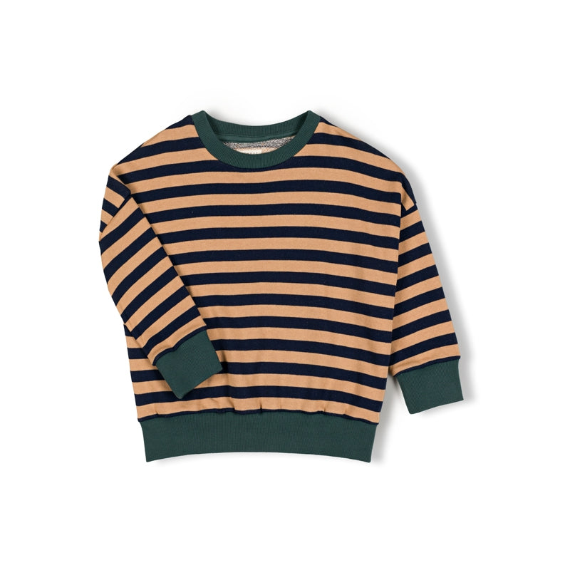 Rel Sweater / Navy Stripe