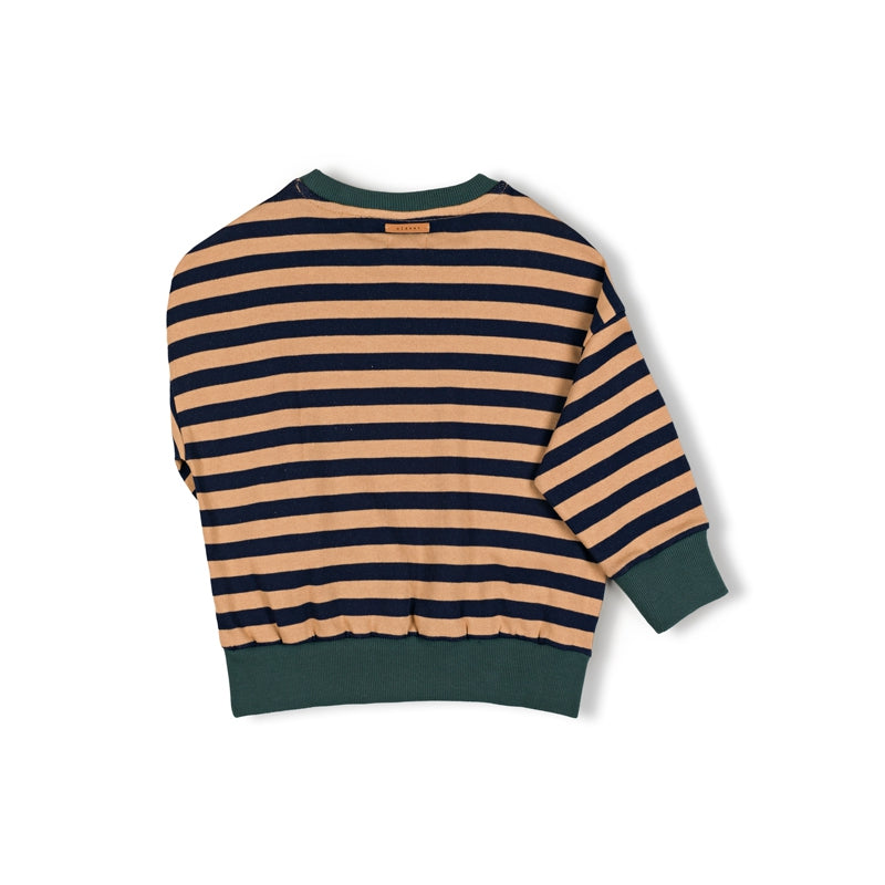 Rel Sweater / Navy Stripe