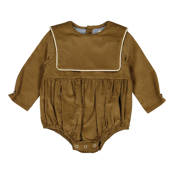 Romper SISI Brown Velvet