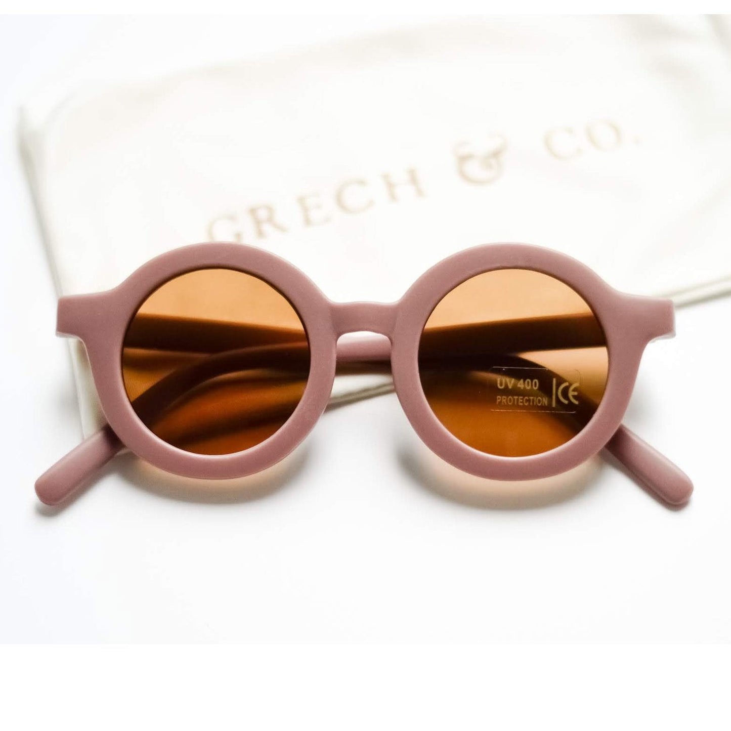 Grech & Co. Sustainable Kids Sunglass(burlwood) - Engels Zimmer