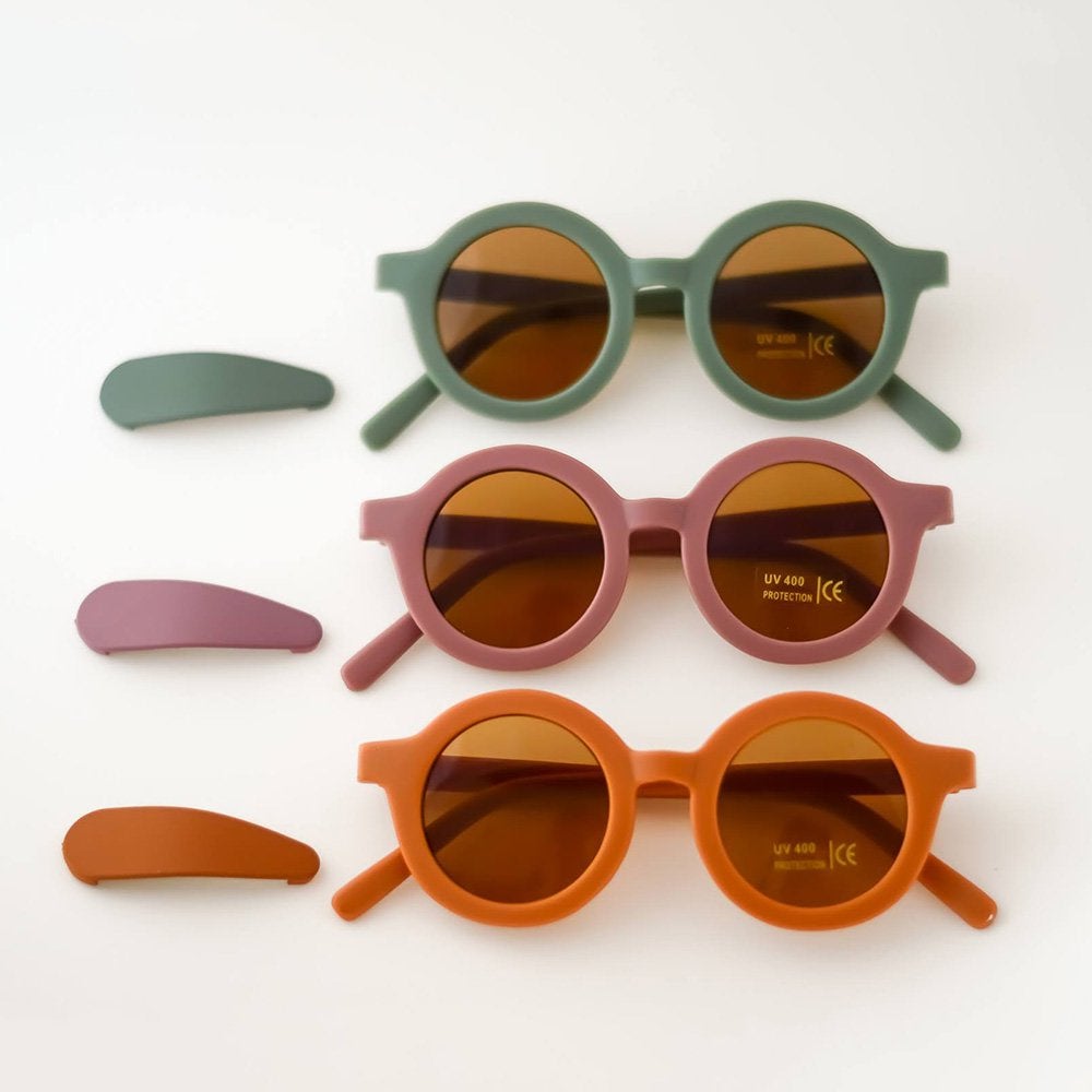 Grech & Co. Sustainable Kids Sunglass(burlwood) - Engels Zimmer