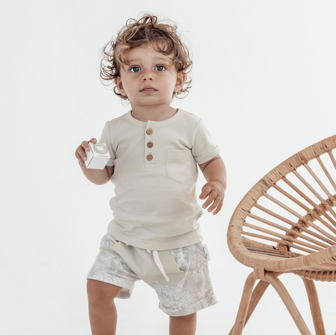 Aster & Oak - Birch Henley Tee
