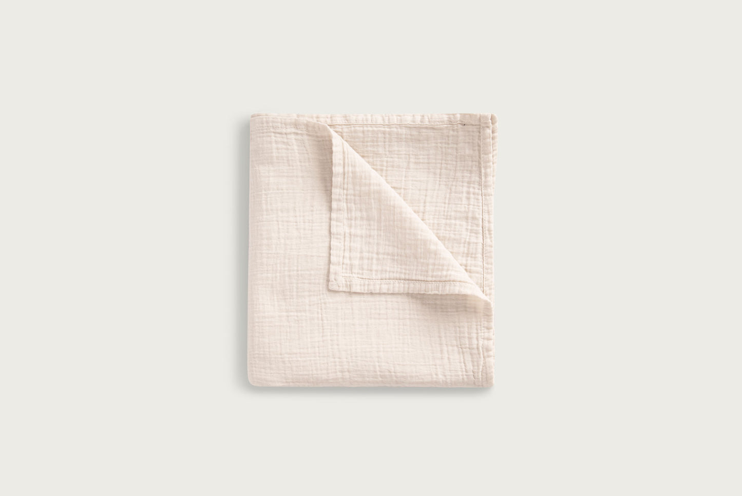 garbo&friends - Muslin Swaddle Blanket Eggshell