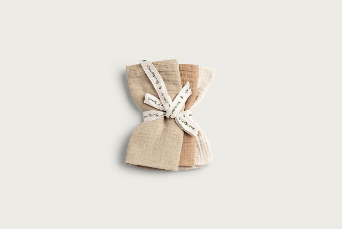 garbo&friends - Muslin Burp Cloths 3pcs Olive